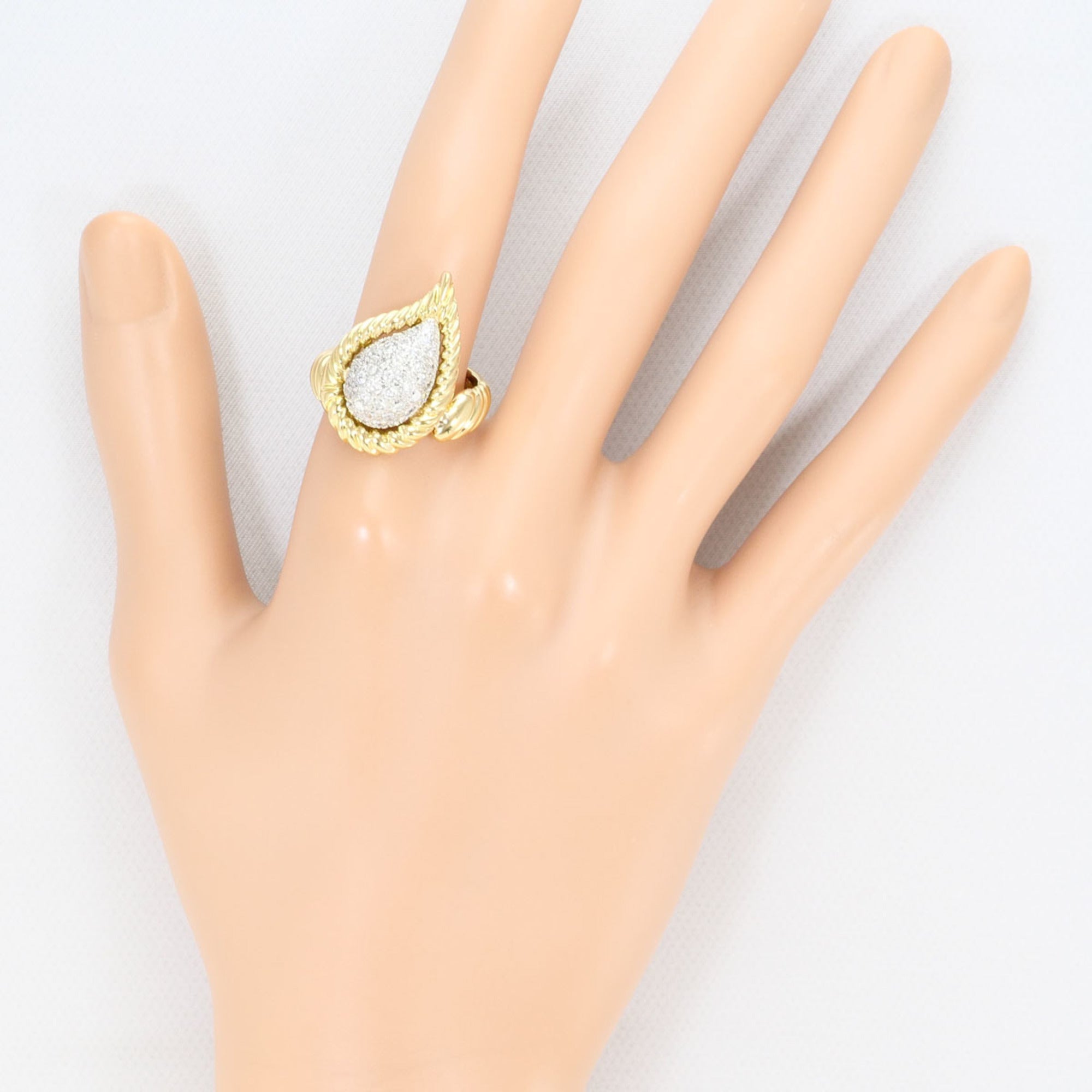 Unbranded Platinum Yellow Gold Yellow Gold (18K) Platinum 900 Band Ring (Pre-Owned)