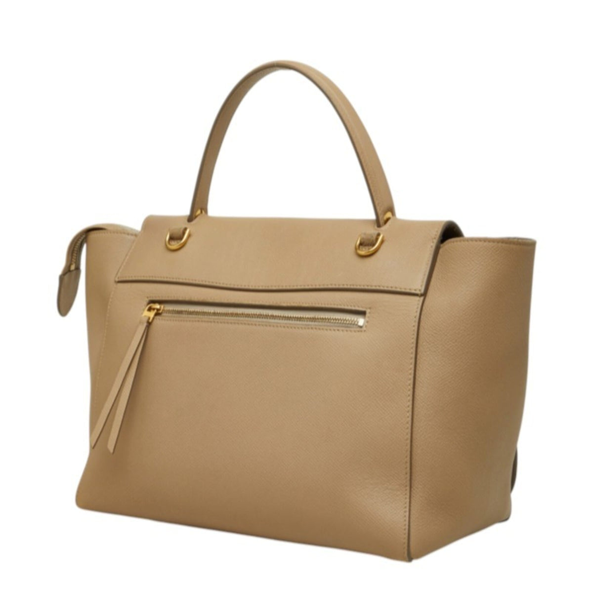 Celine Beige Leather Handbag Shoulder Bag (Pre-Owned)