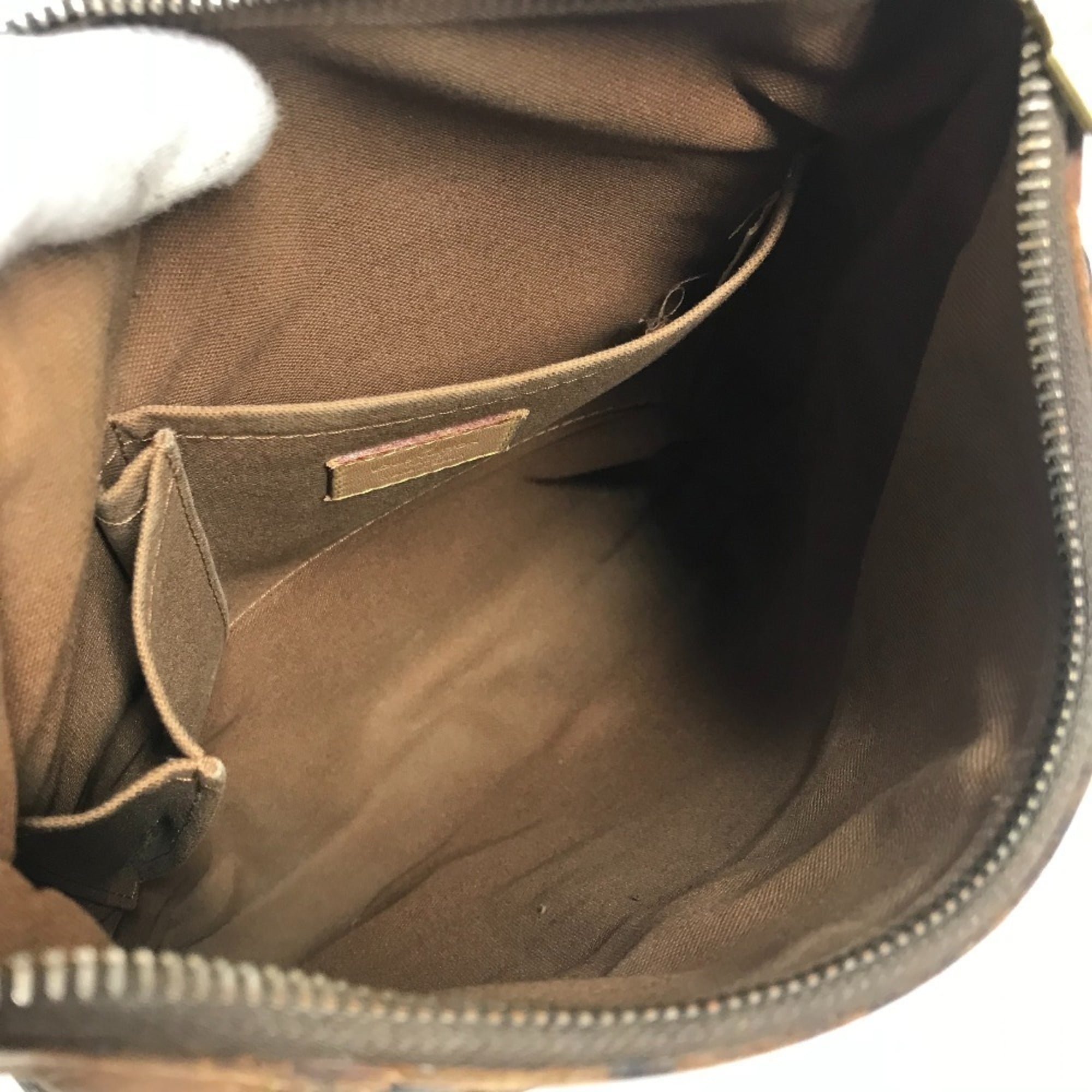 Louis Vuitton Brown Galle Monogram Monogram Pochette Shoulder Bag (Pre-Owned)
