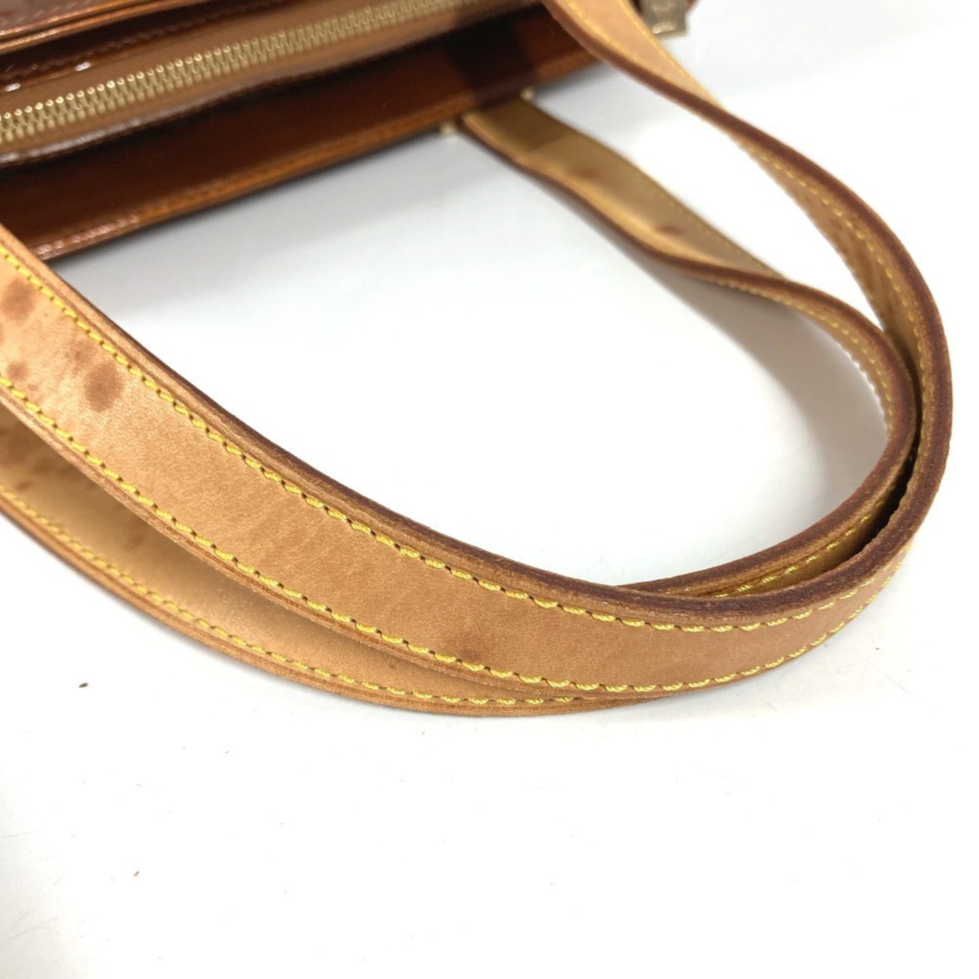 Louis Vuitton Bronze Brown Monogram Vernis Shoulder Bag Tote Bag (Pre-Owned)