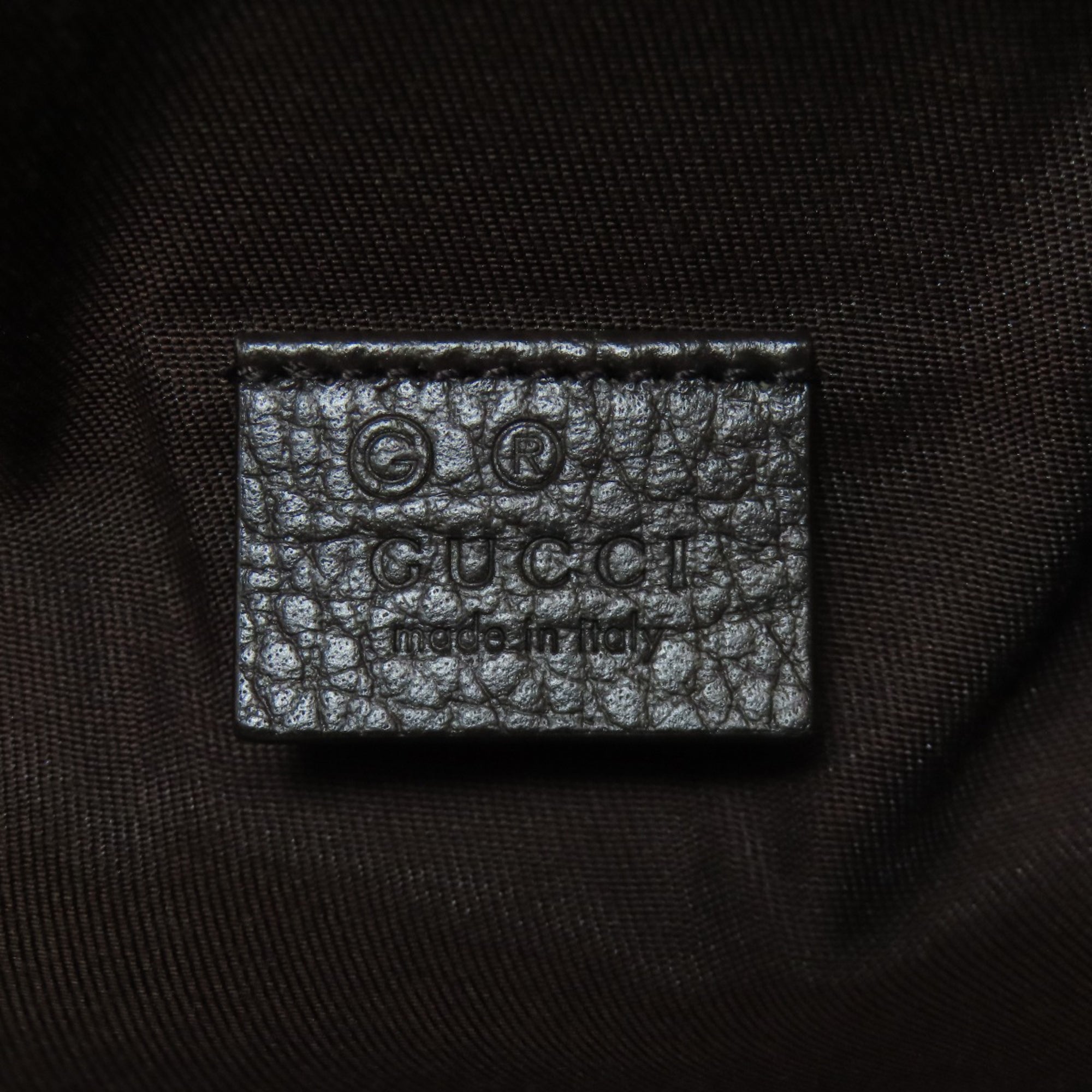Gucci Brown Canvas Sling Bag (Pre-Owned)