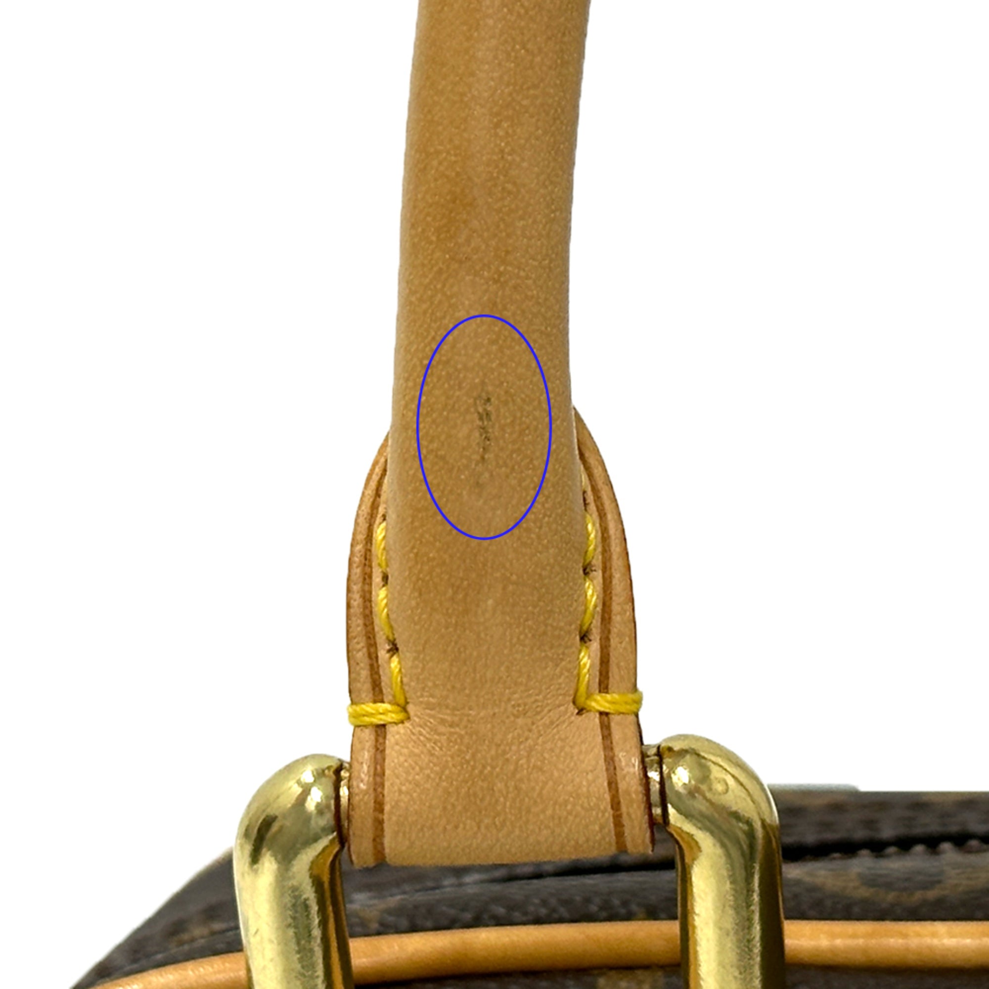 Louis Vuitton Brown Monogram Canvas Handbag (Pre-Owned)