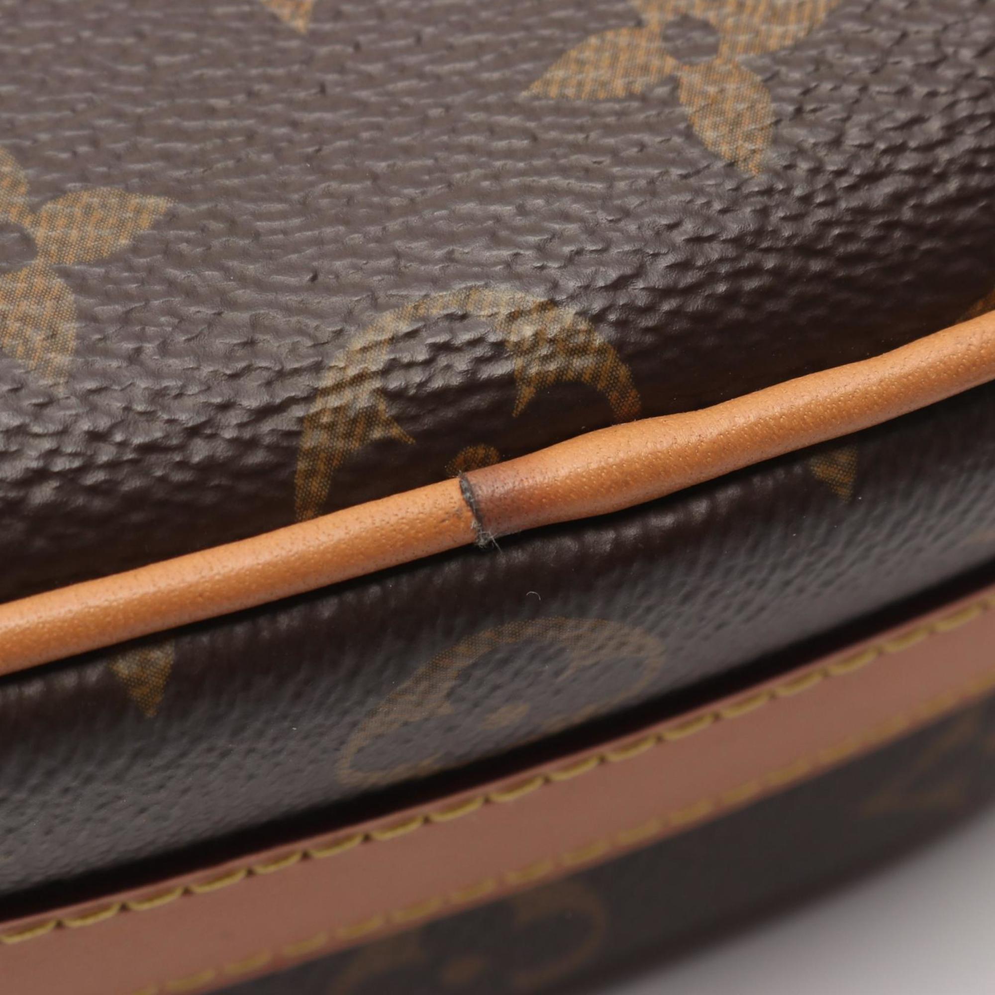 Louis Vuitton Brown Monogram Coated Canvas Handbag Shoulder Bag (Pre-Owned)
