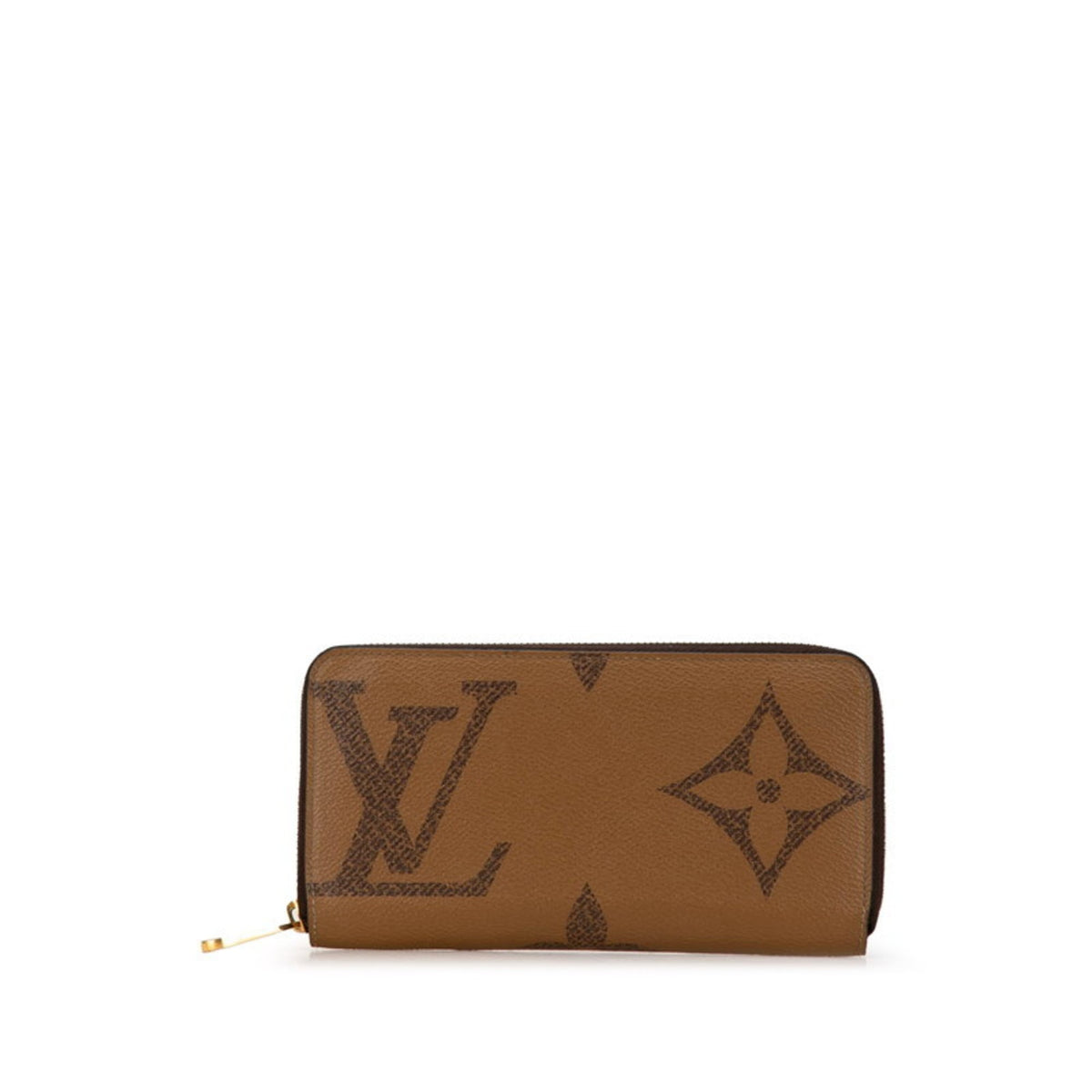 Louis Vuitton Brown Pvc Leather Long Wallet (Bi-Fold) (Pre-Owned)