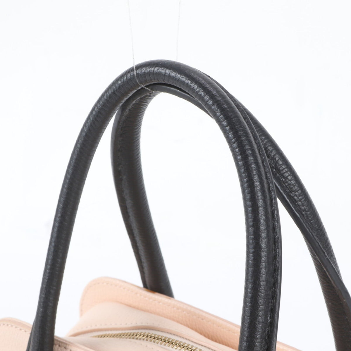 Kate Spade Black Light Pink Leather Handbag Shoulder Bag Tote Bag (Pre-Owned)