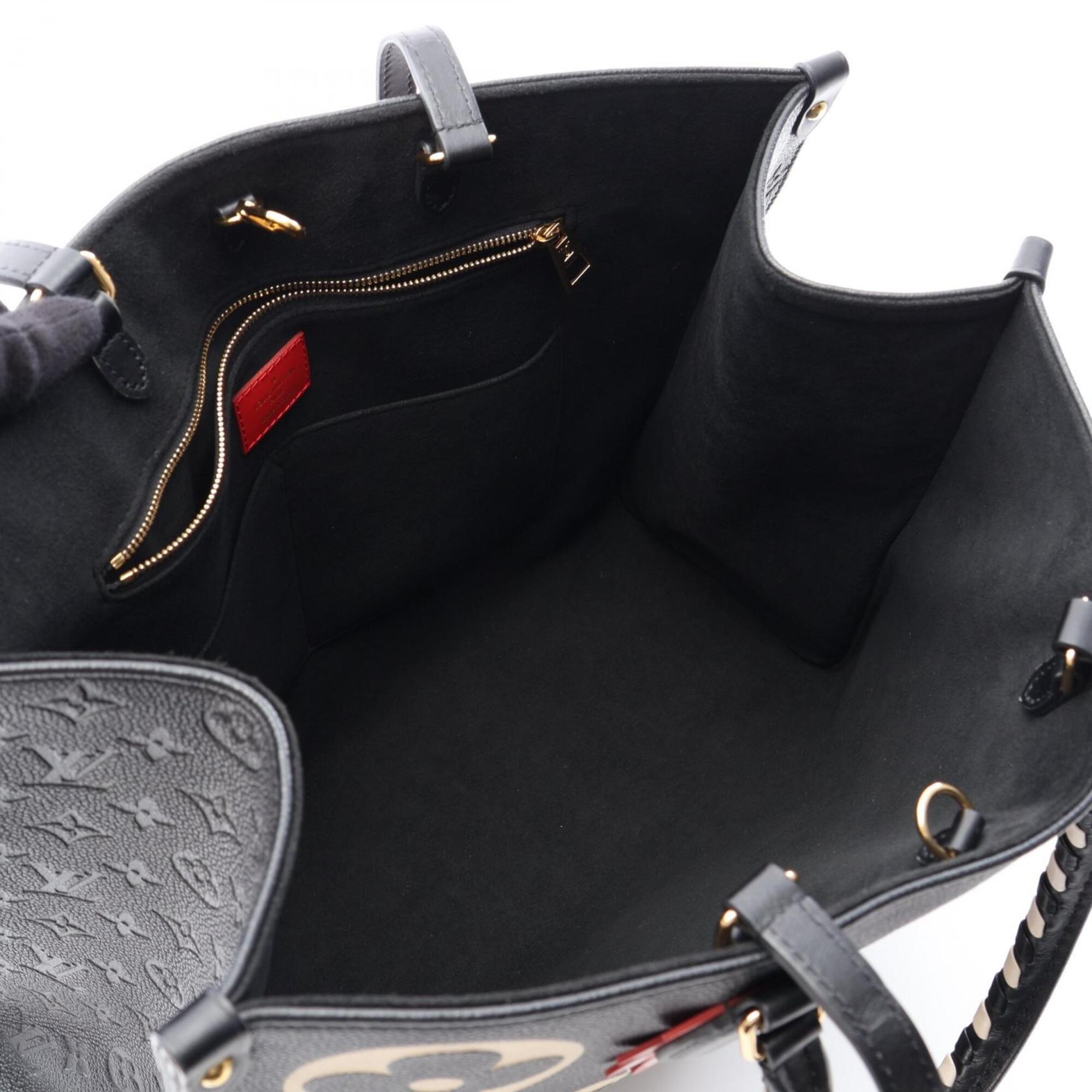 Louis Vuitton Black Multi-Color Monogram Empreinte Handbag Tote Bag (Pre-Owned)