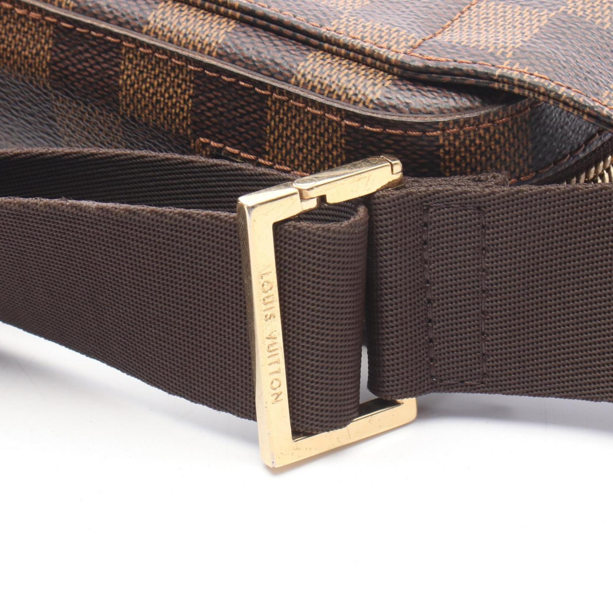 Louis Vuitton Brown Coated Canvas Pvc Fanny Pack Handbag Sling Bag (Pre-Owned)