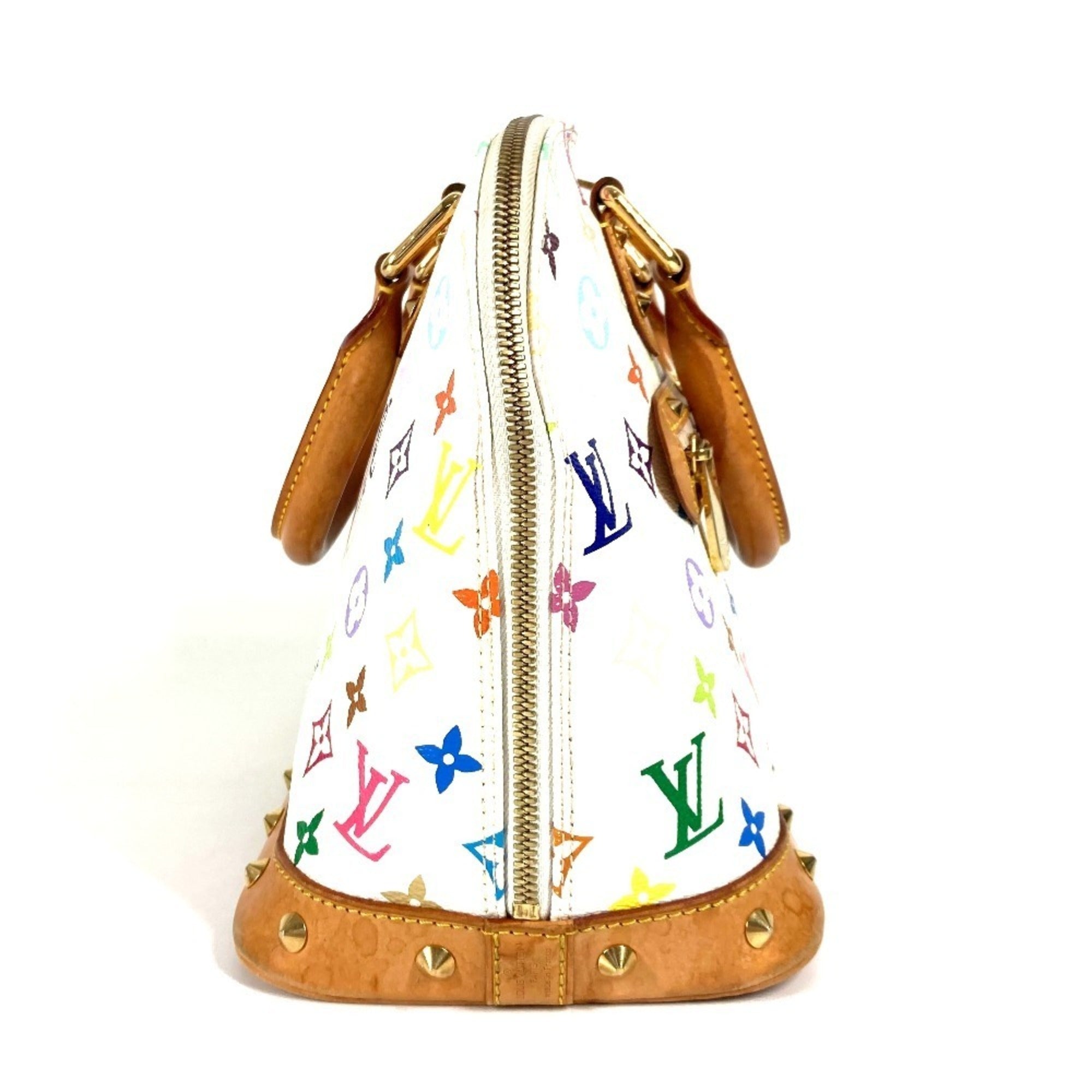 Louis Vuitton Monogram Multicolore Blanc White Monogram Multicolore Handbag Tote Bag (Pre-Owned)
