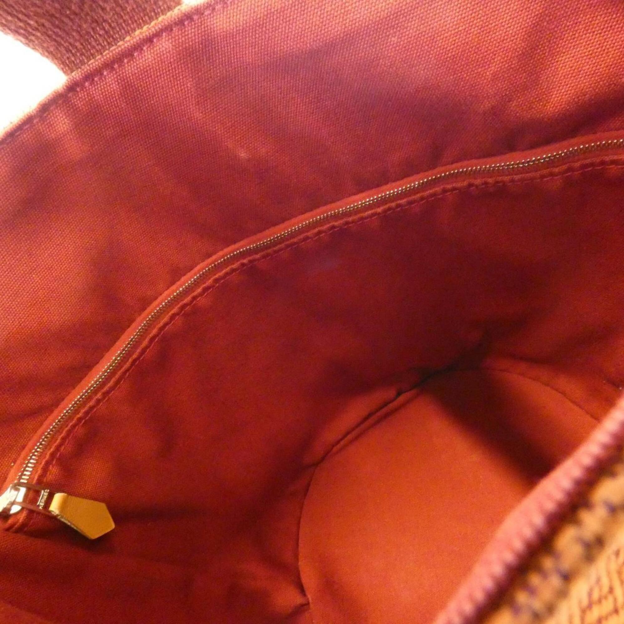 Hermes Orange Canvas Handbag (Pre-Owned)