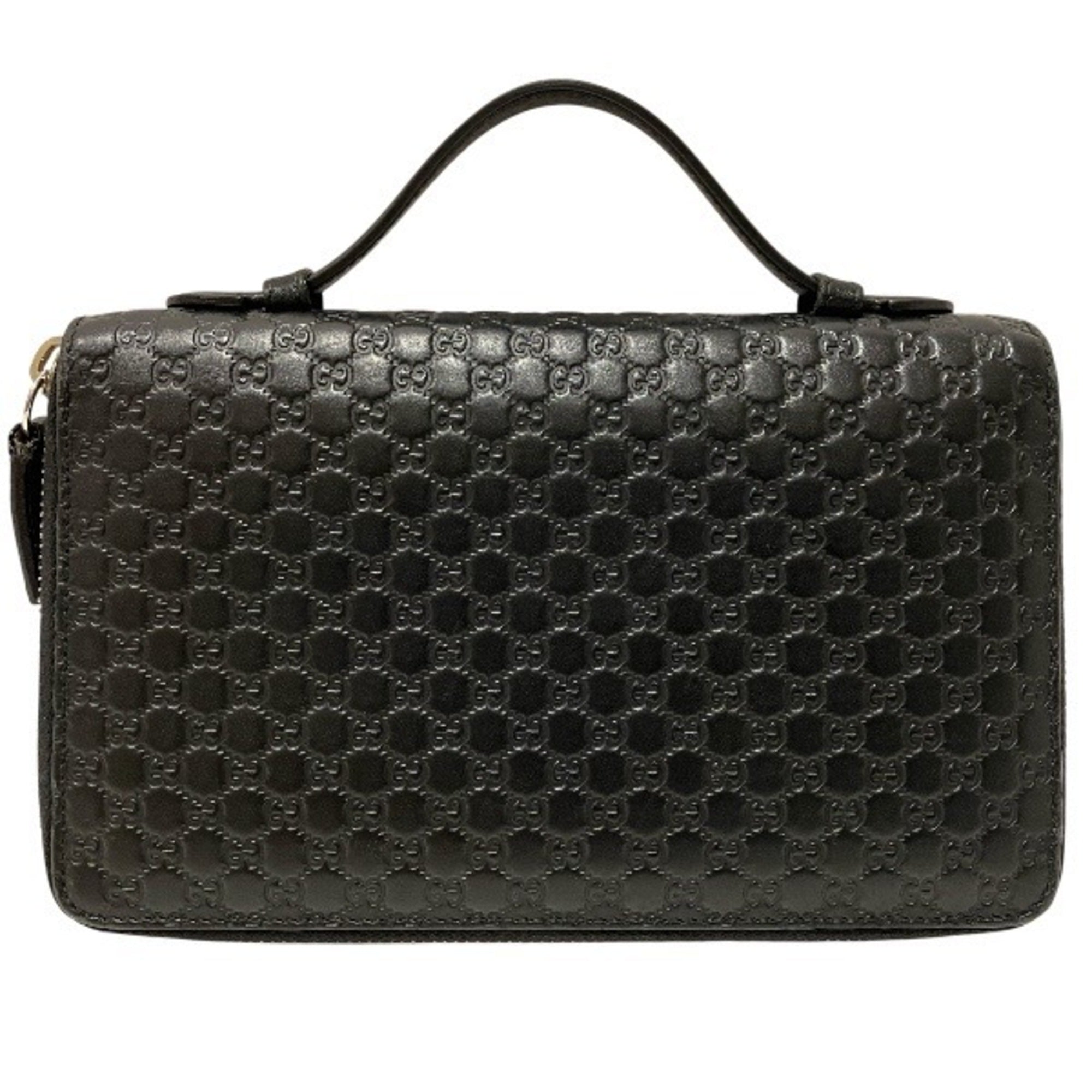Gucci Black Leather Long Wallet (Bi-Fold) (Pre-Owned)