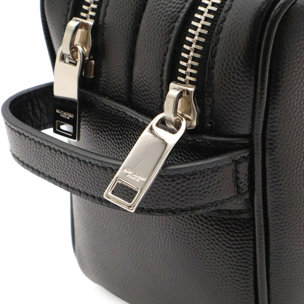 Yves Saint Laurent Black Leather Clutch Bag (Pre-Owned)