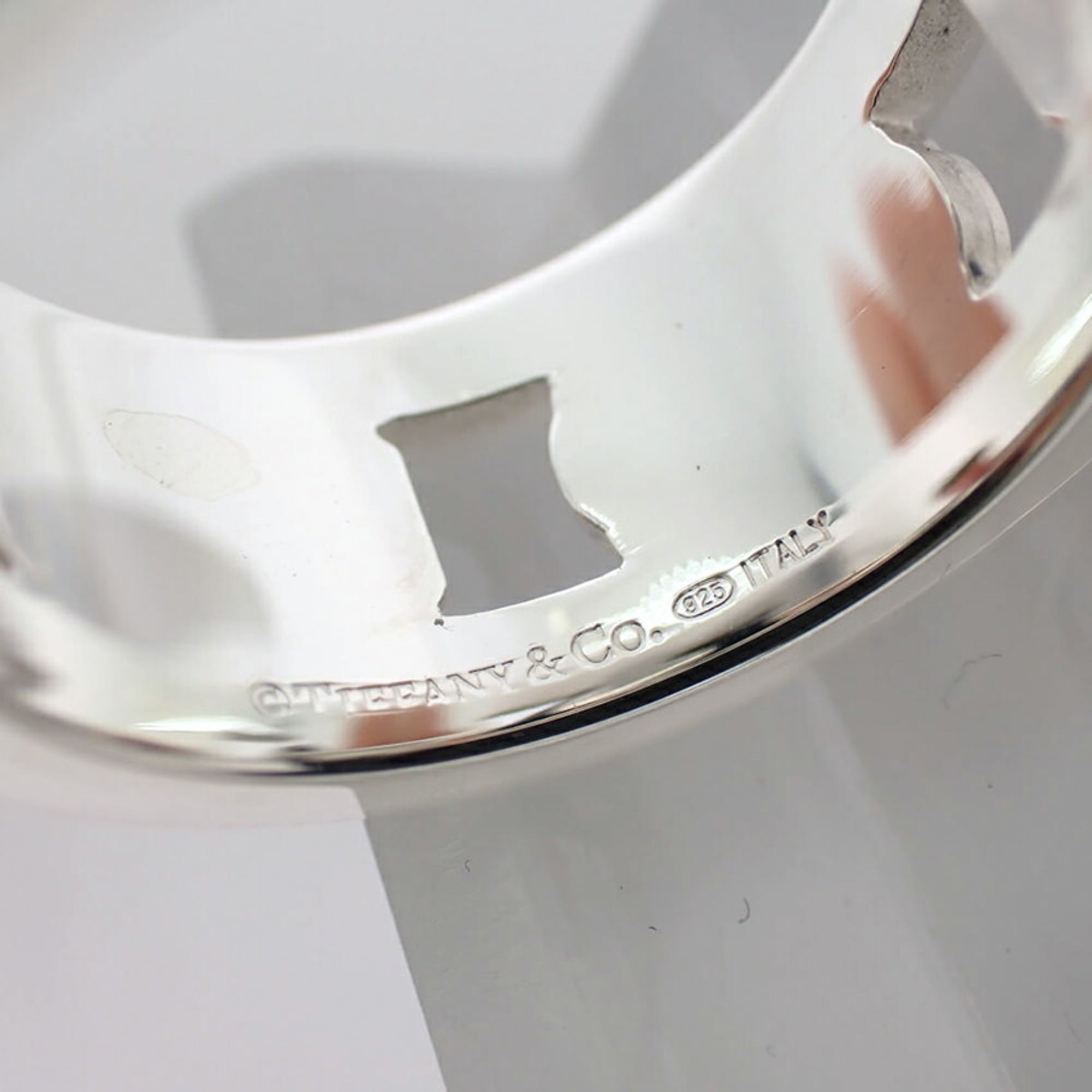 Tiffany Sterling Silver 925 Band Ring (Pre-Owned)