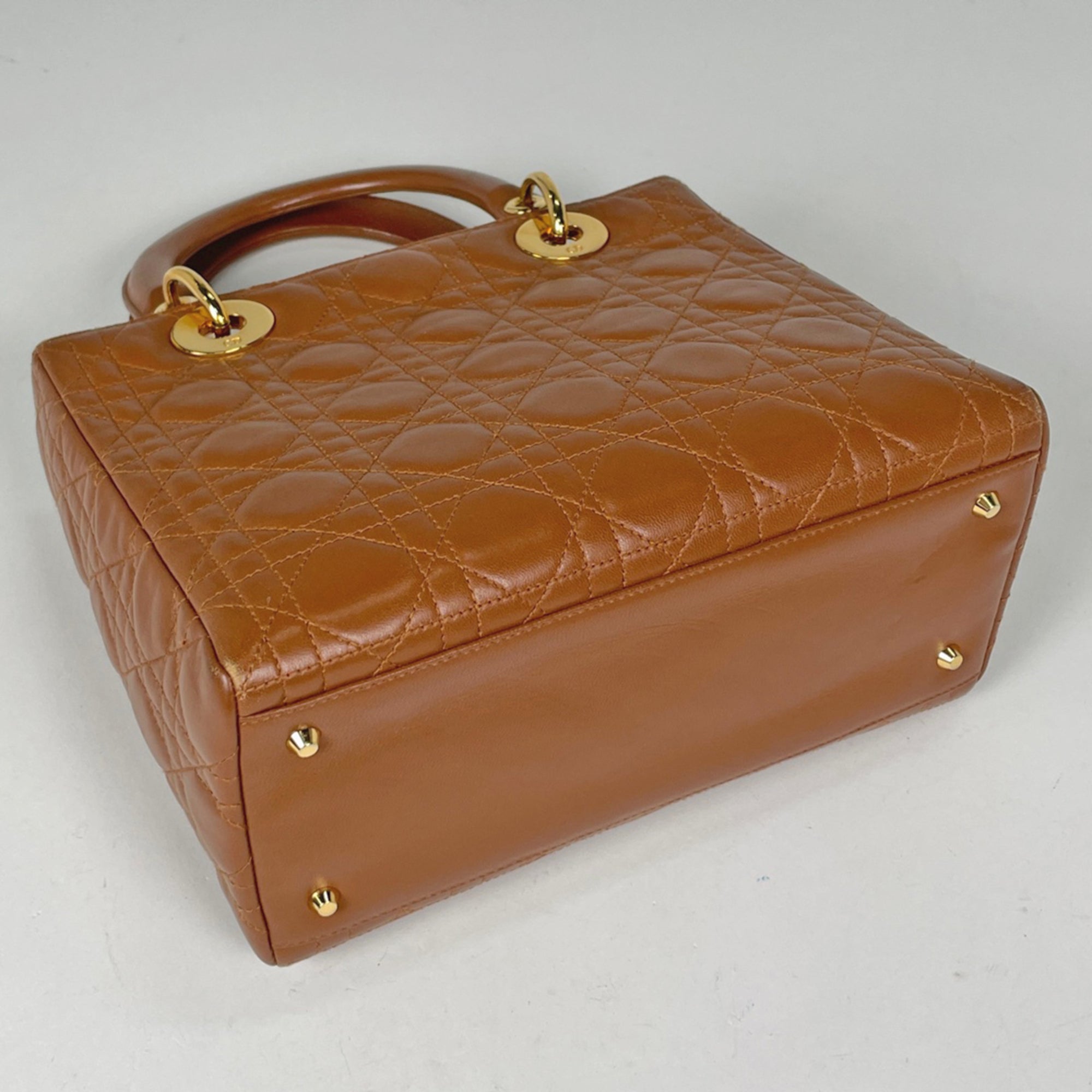 Christian Dior Brown Leather Handbag (Pre-Owned)