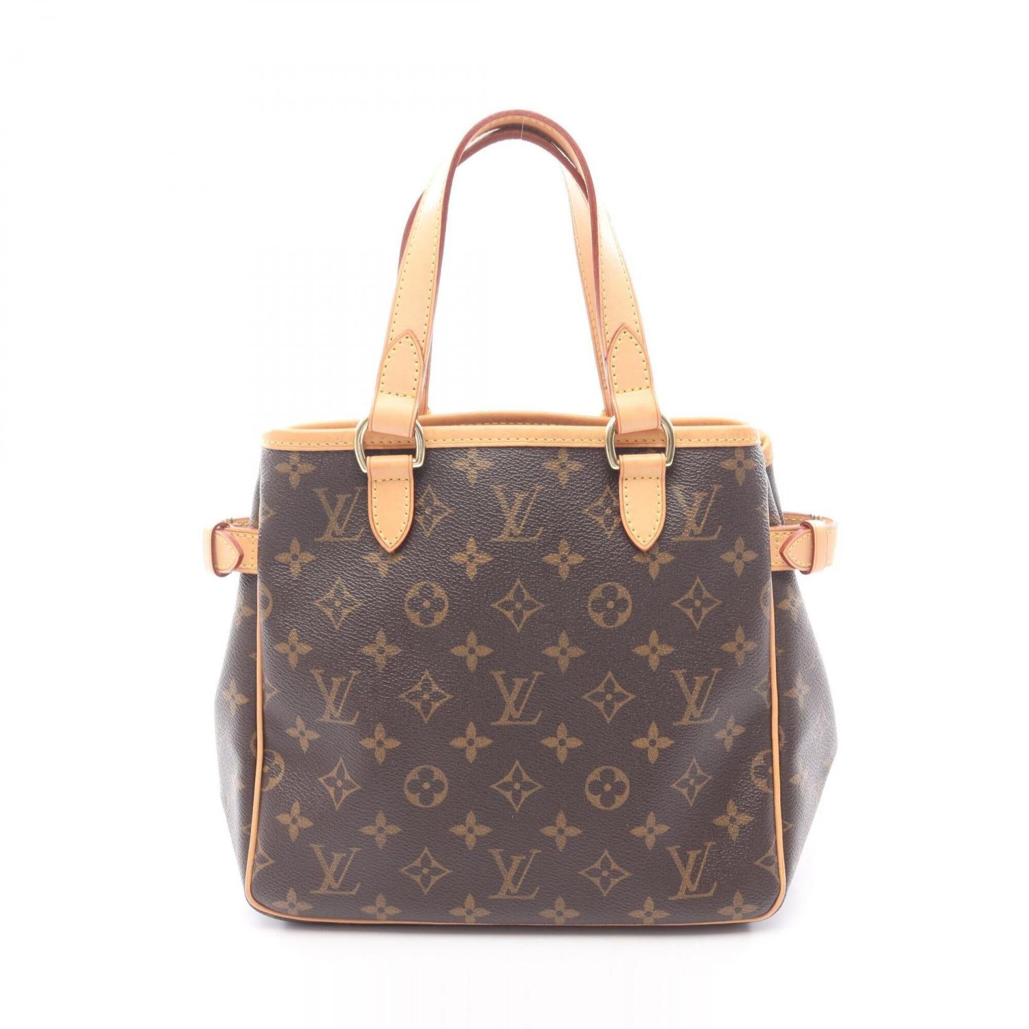 Louis Vuitton Brown Monogram Leather Handbag (Pre-Owned)