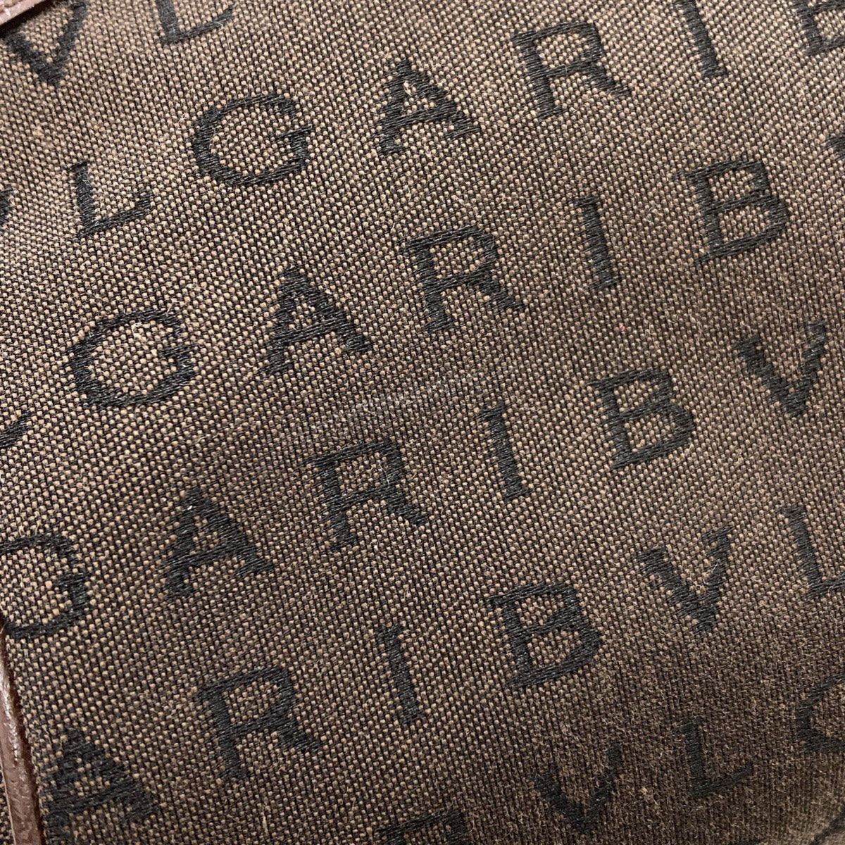Bvlgari Brown Canvas Handbag (Pre-Owned)