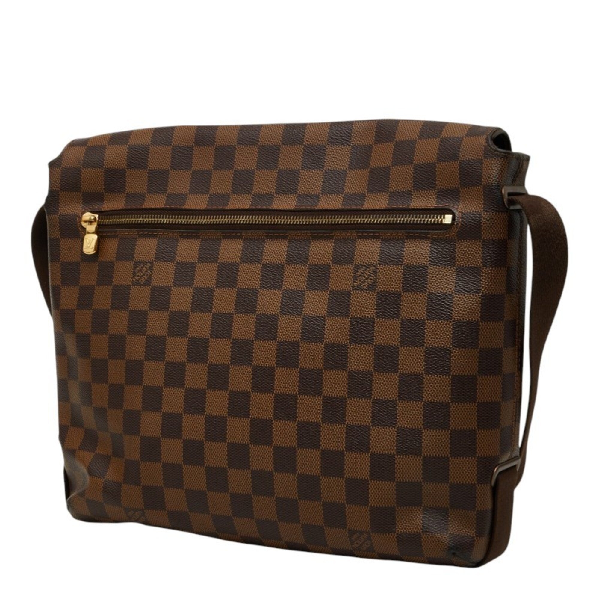 Louis Vuitton Brown Pvc Leather Shoulder Bag (Pre-Owned)