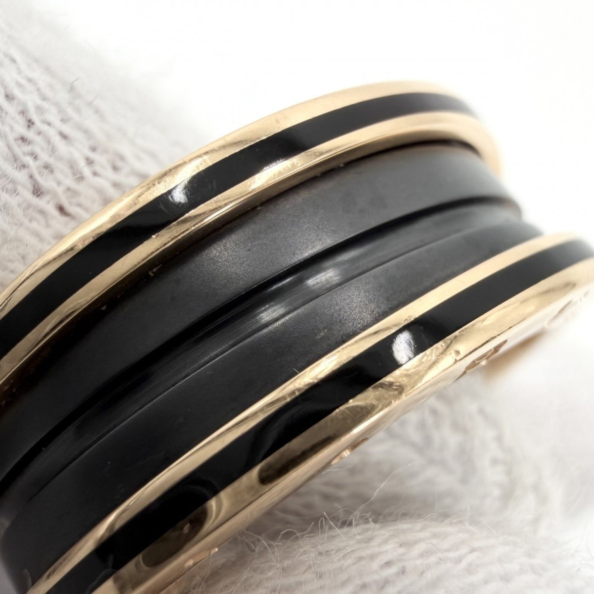 Bvlgari Pink Gold (18K) Ceramic Band Ring (Pre-Owned)
