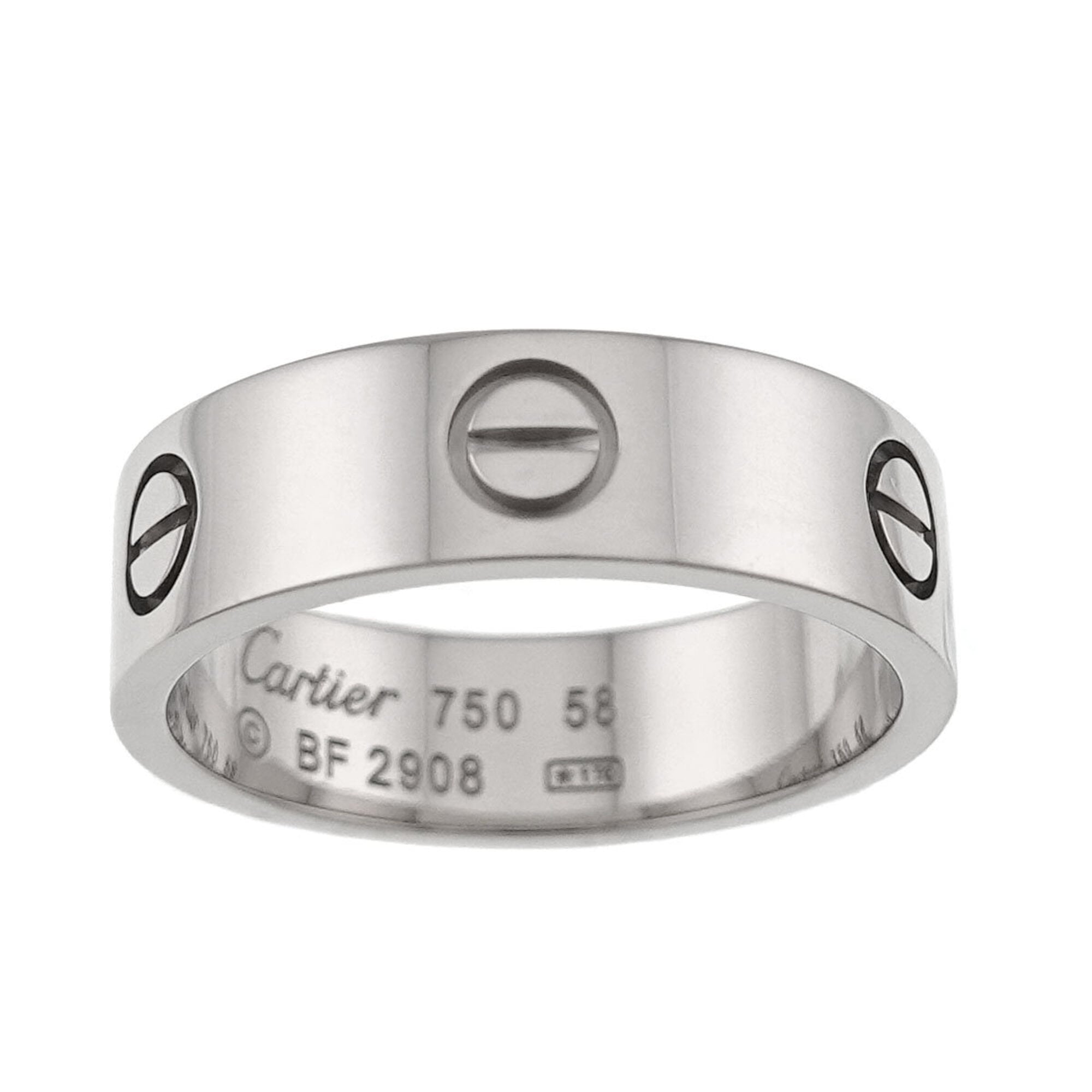 Cartier White Gold (18K) Band Ring (Pre-Owned)