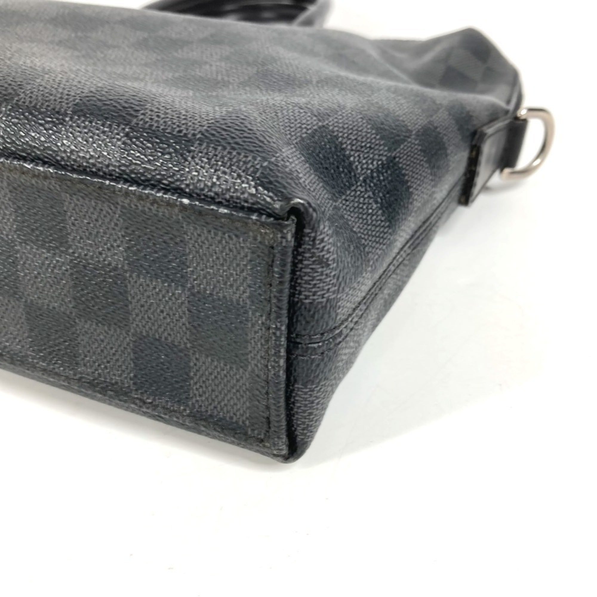 Louis Vuitton Black Damier Graphite Briefcase Handbag (Pre-Owned)