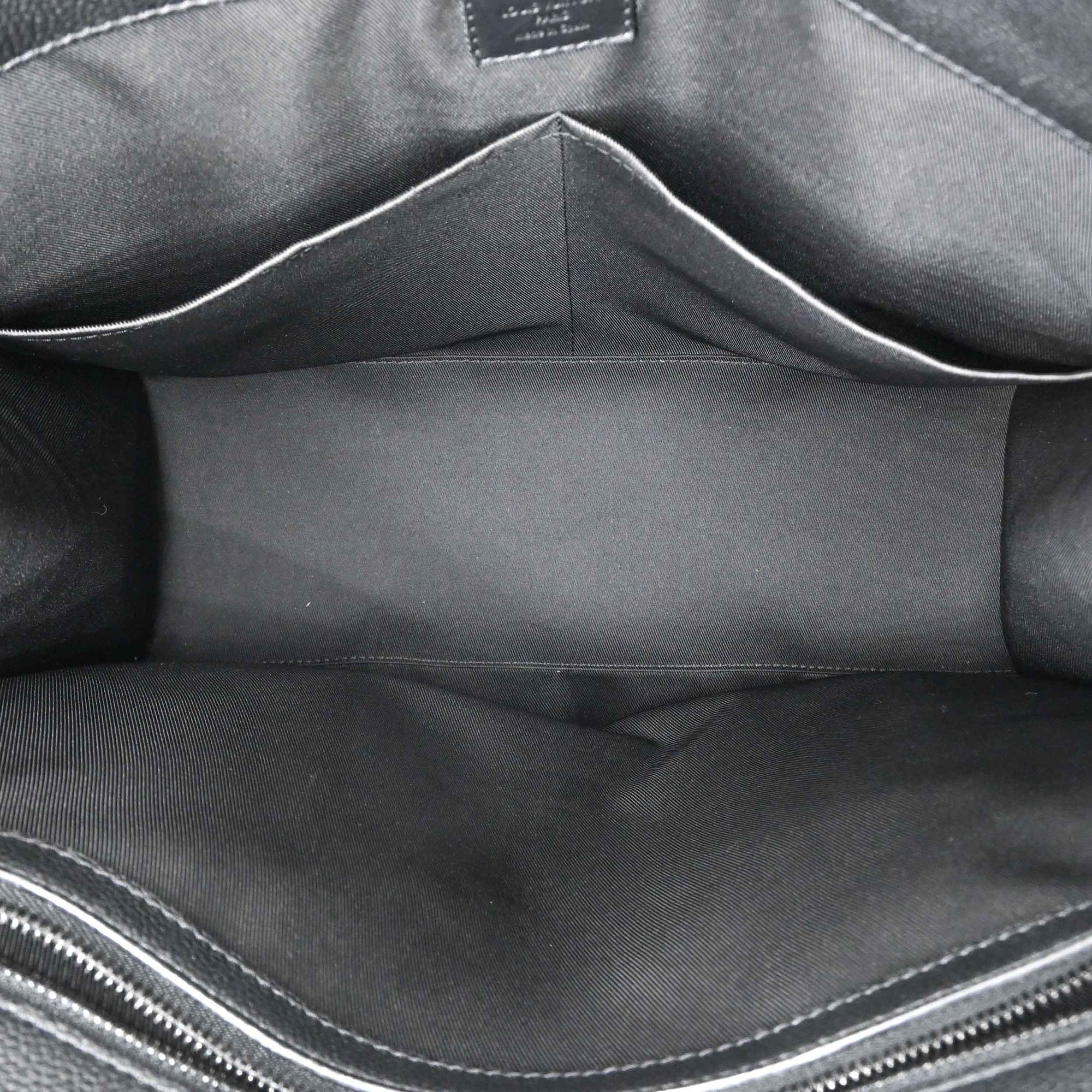 Louis Vuitton Black Leather Tote Bag (Pre-Owned)