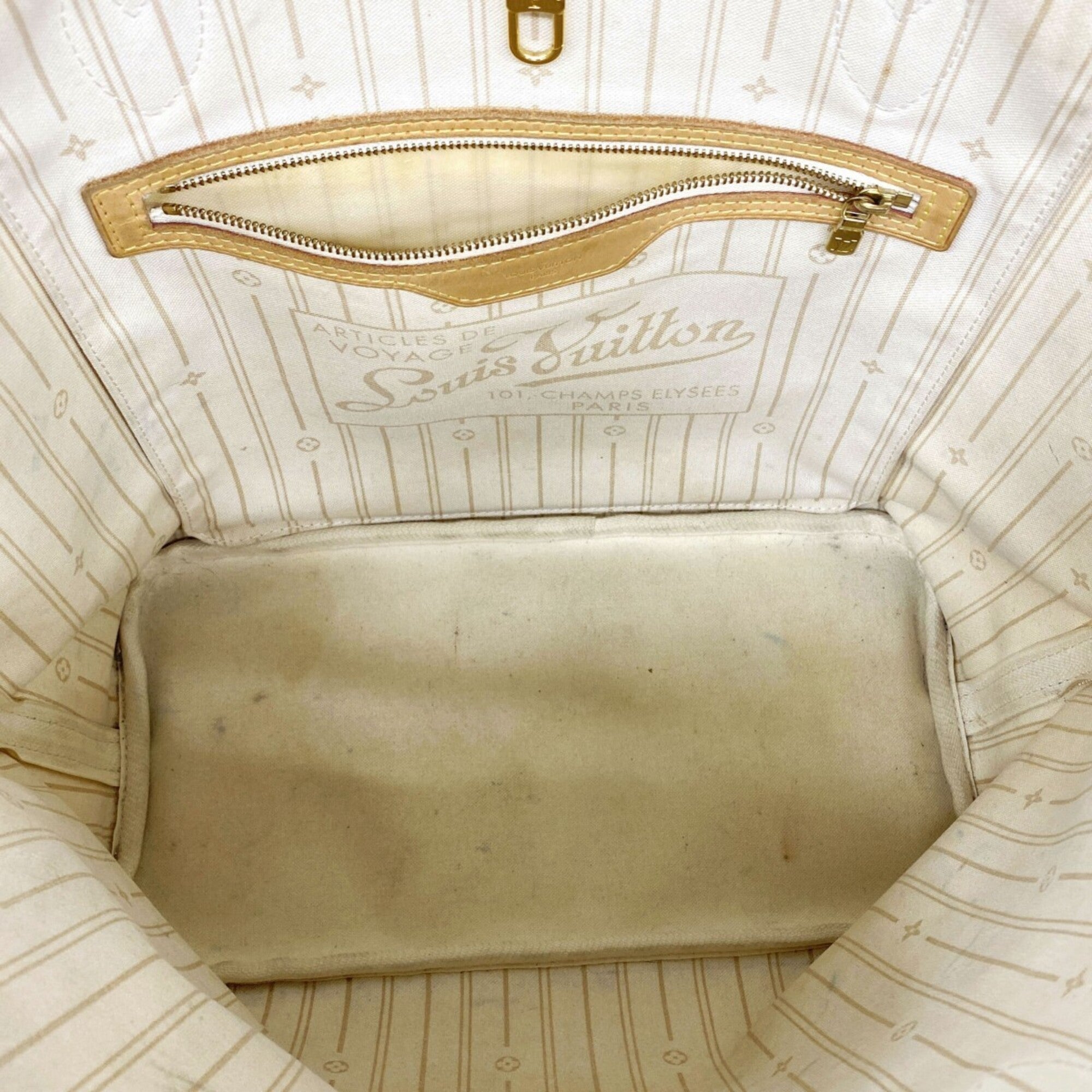 Louis Vuitton White Tote Bag (Pre-Owned)