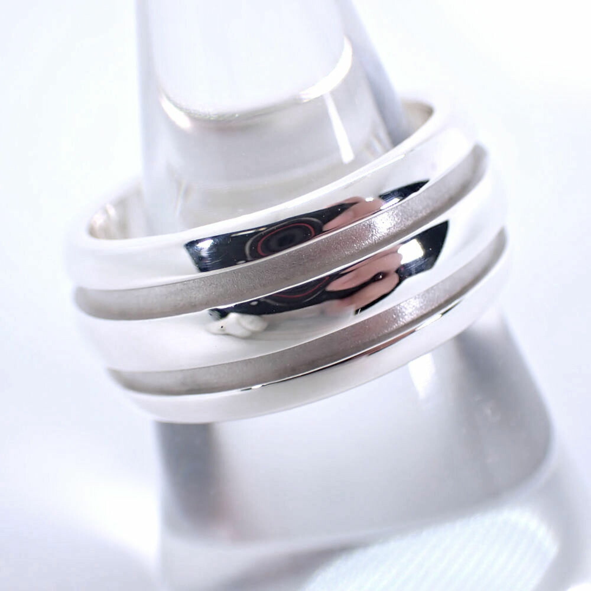 Tiffany Sterling Silver 925 Band Ring (Pre-Owned)