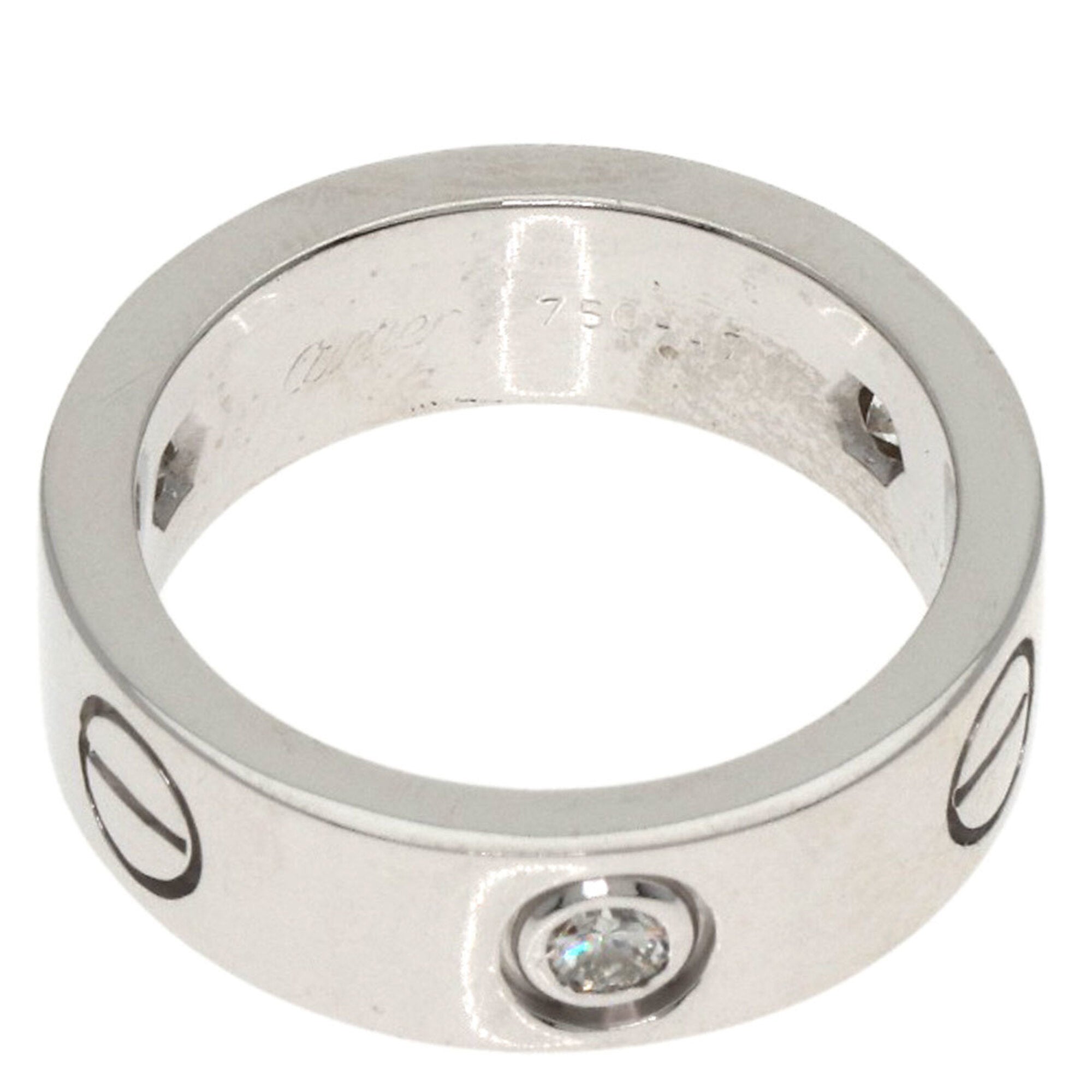 Cartier White Gold White Gold (18K) Band Ring (Pre-Owned)