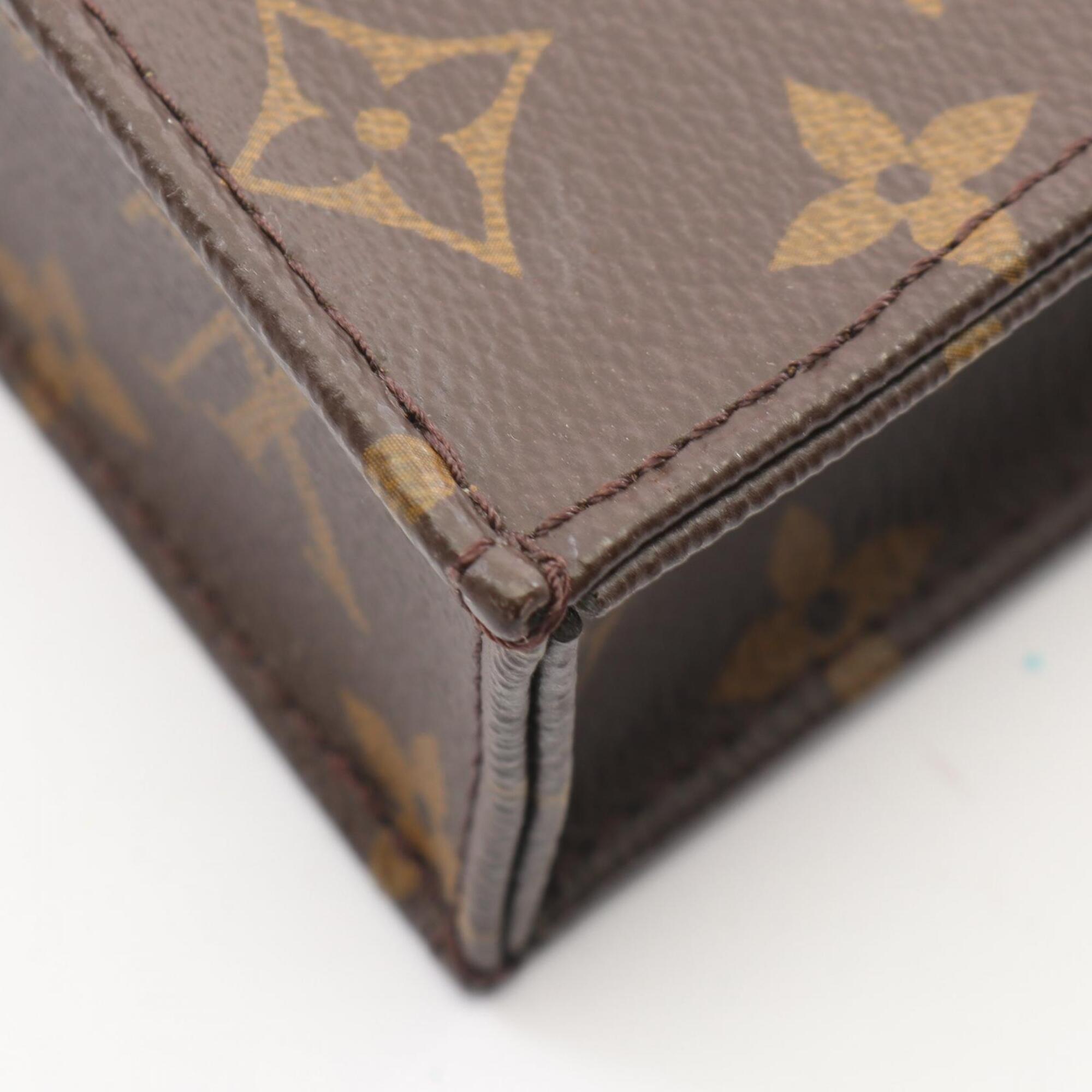Louis Vuitton Brown Monogram Coated Canvas Handbag (Pre-Owned)