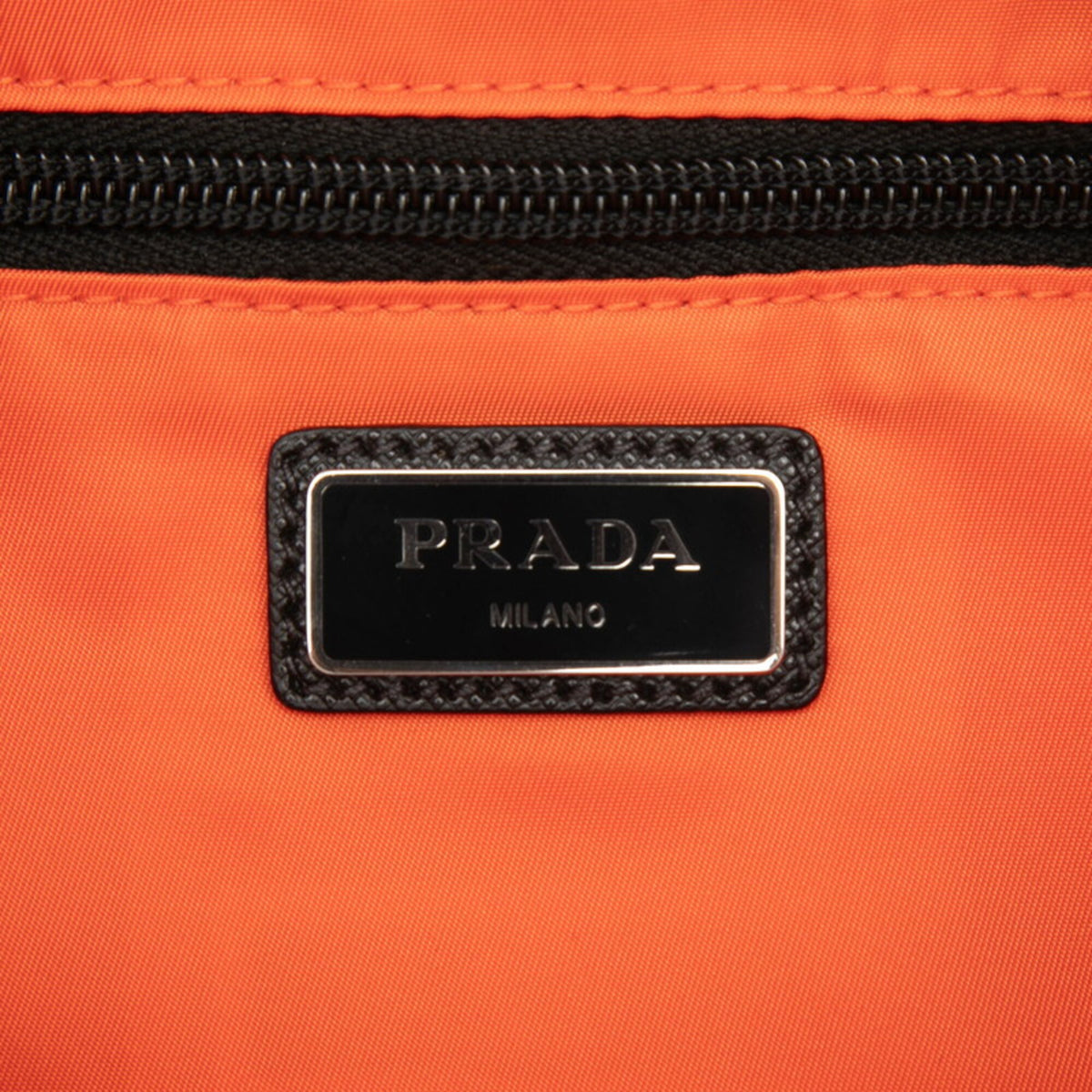 Prada White Nylon Leather Shoulder Bag (Pre-Owned)