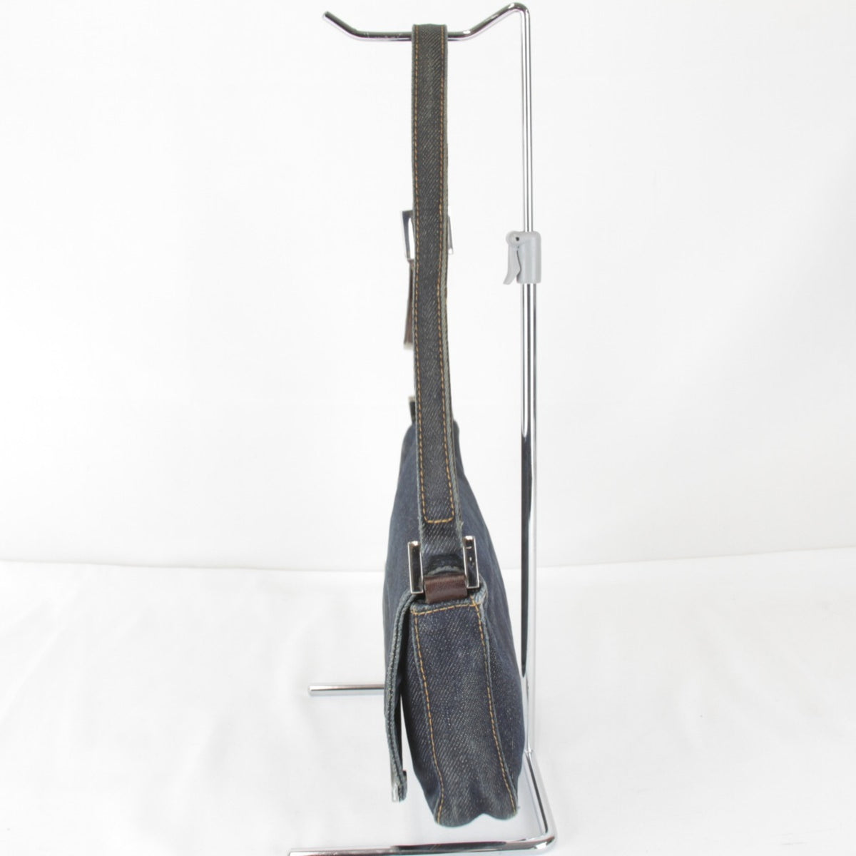 Fendi Navy Denim Shoulder Bag (Pre-Owned)