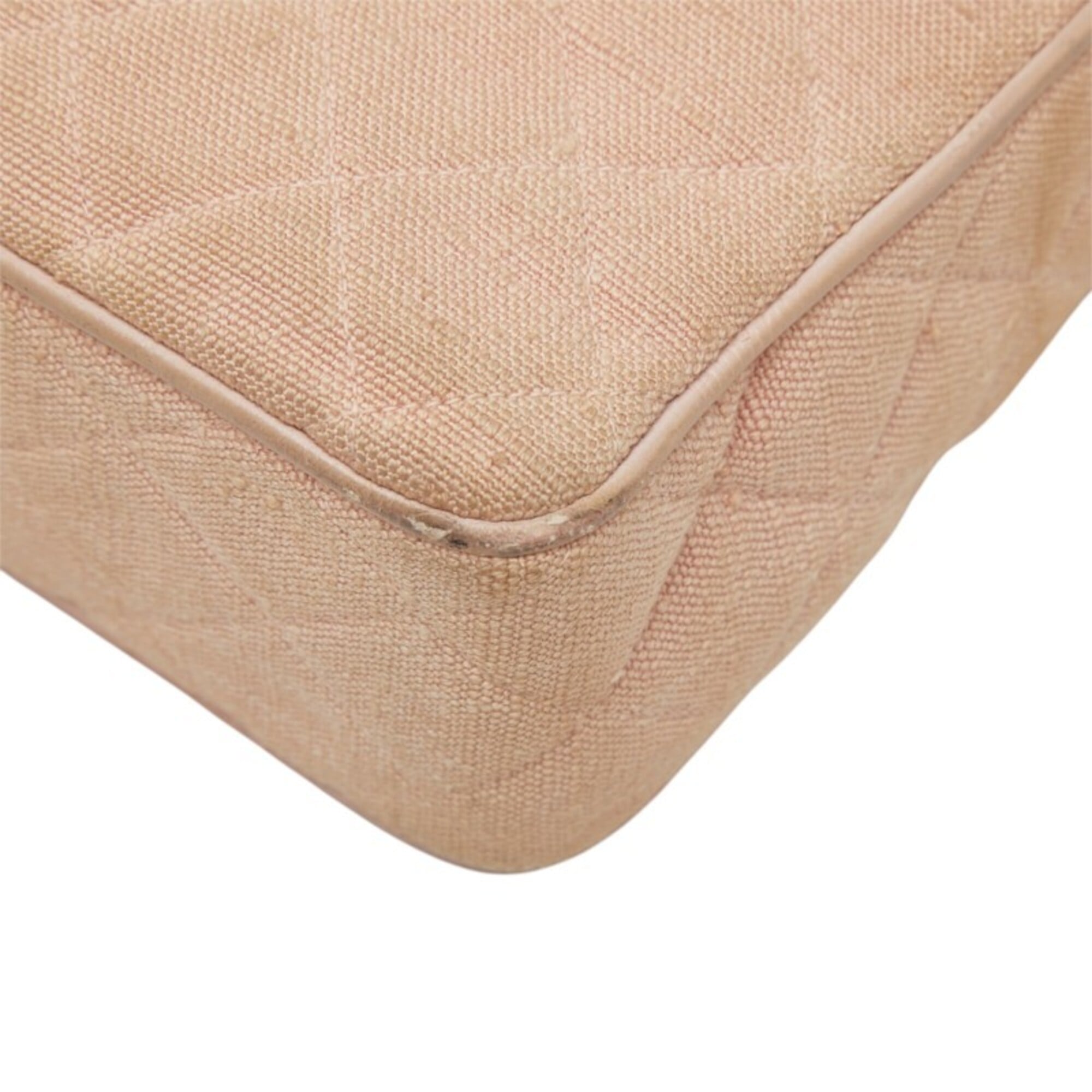 Chanel Pink Grained Calfskin Leather Shoulder Bag (Pre-Owned)