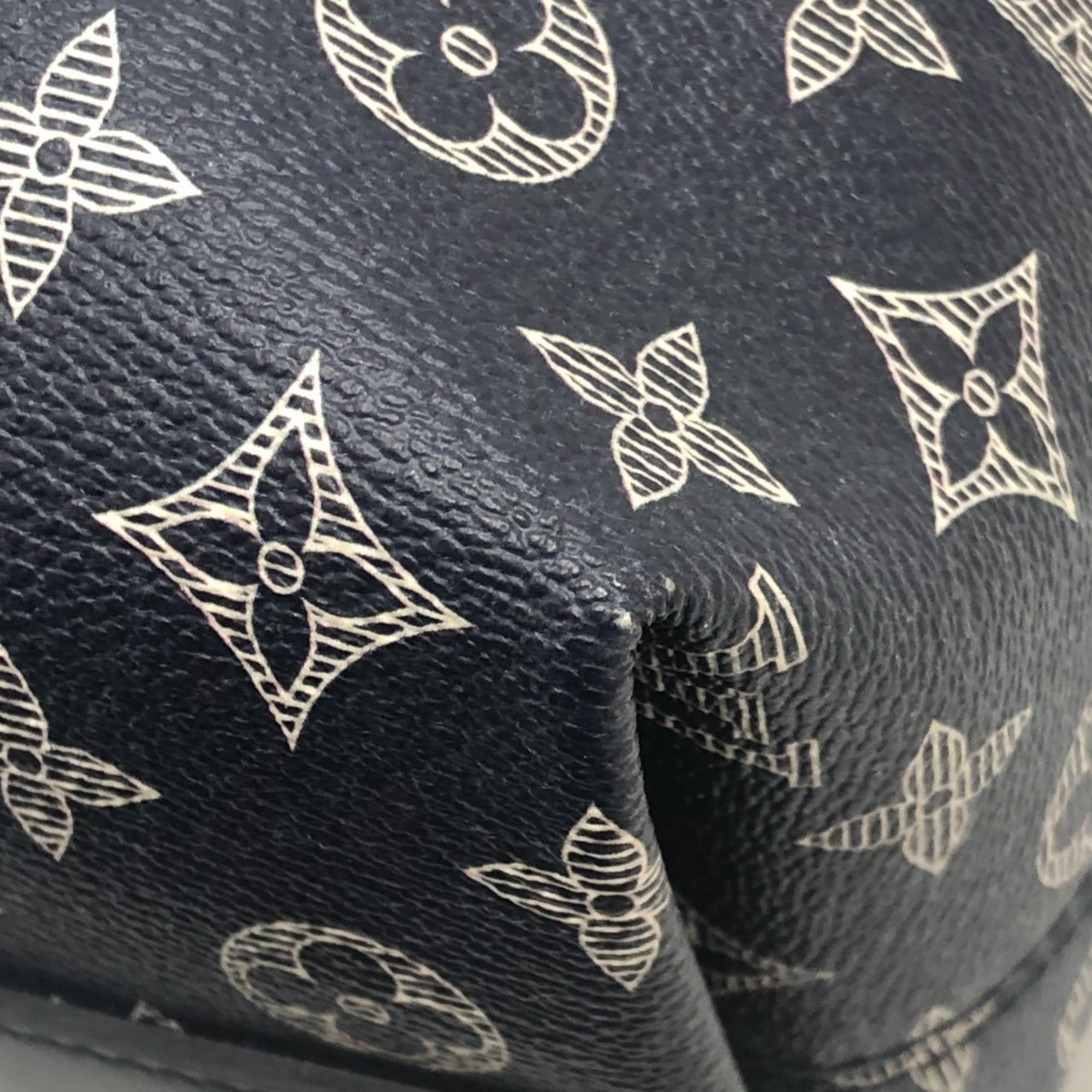 Louis Vuitton Navy Monogram Canvas Tote Bag (Pre-Owned)