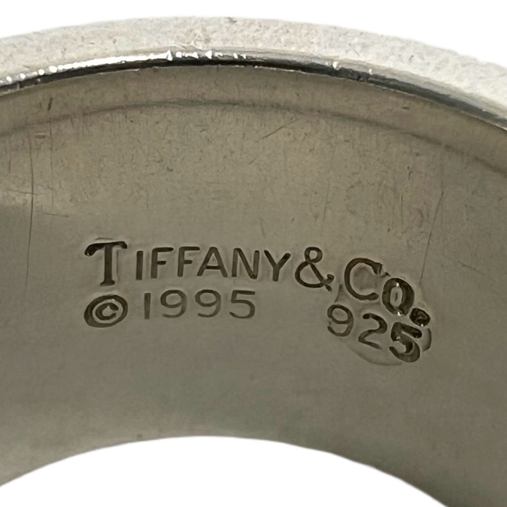 Tiffany Silver Silver 925 Band Ring (Pre-Owned)