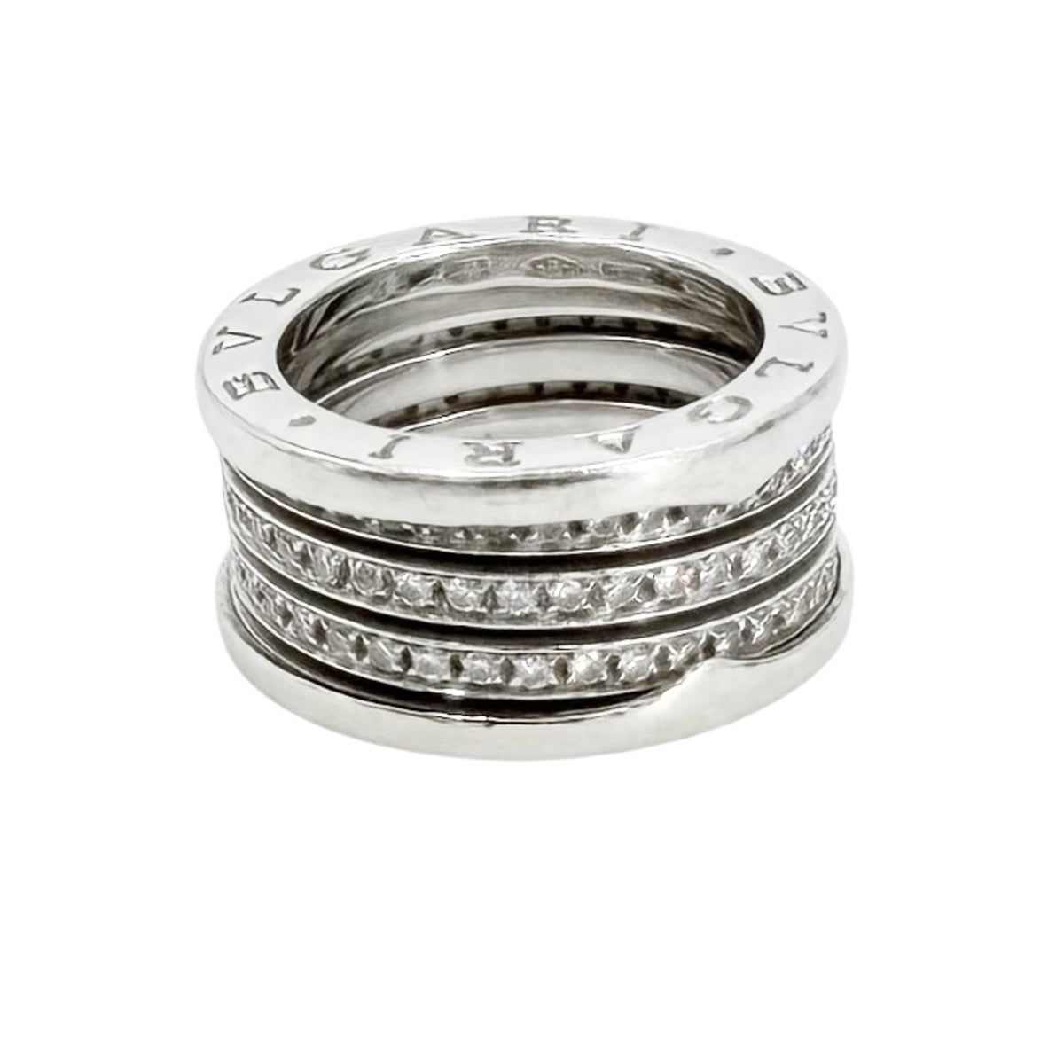 Bvlgari White Gold (18K) Band Ring (Pre-Owned)
