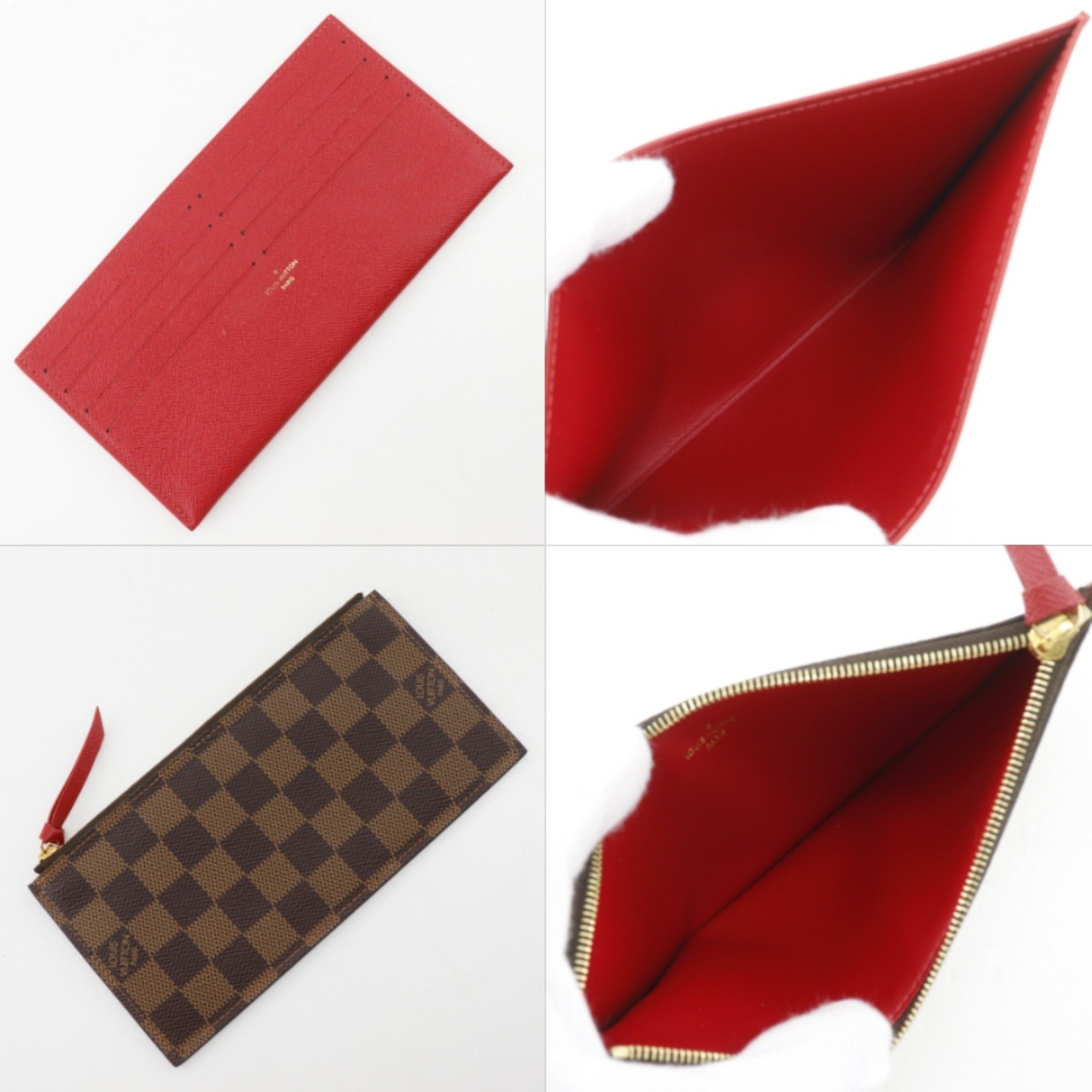 Louis Vuitton Brown Damier Canvas Pochette Pouch Shoulder Bag (Pre-Owned)