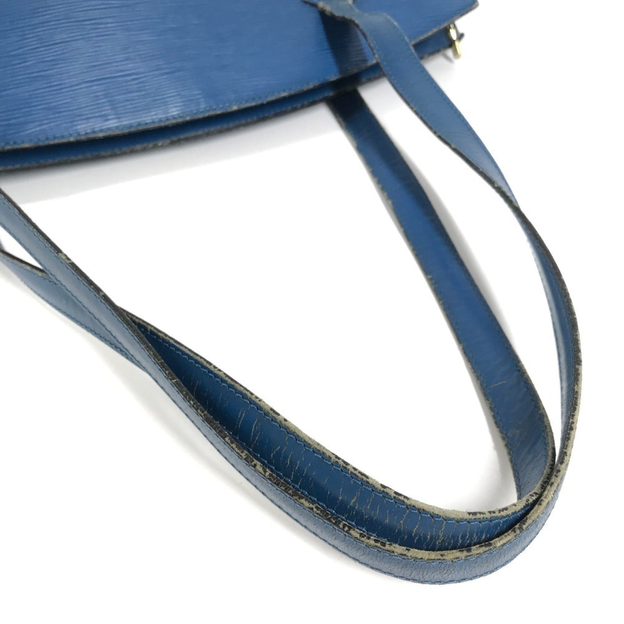 Louis Vuitton Blue Toledo Blue Epi Leather Shoulder Bag Tote Bag (Pre-Owned)