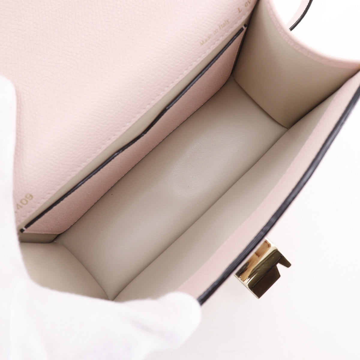 Valextra Pink Leather Shoulder Bag (Pre-Owned)