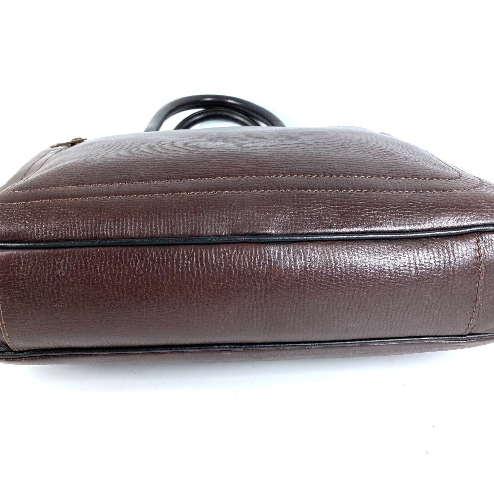 Louis Vuitton Brown Galle Utah Leather Leather Briefcase Handbag Tote Bag (Pre-Owned)