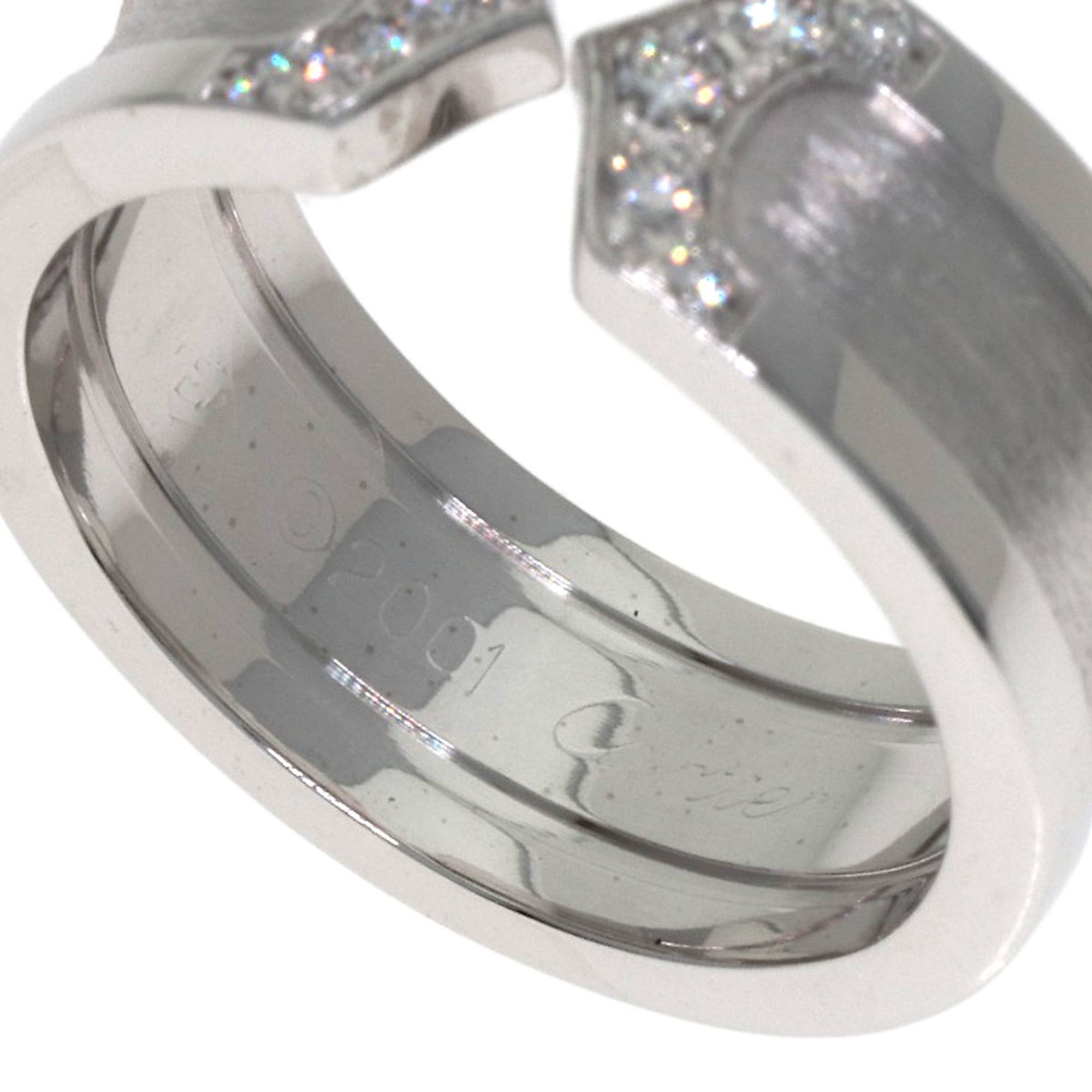 Cartier C2 White White Gold (18K) Band Ring (Pre-Owned)