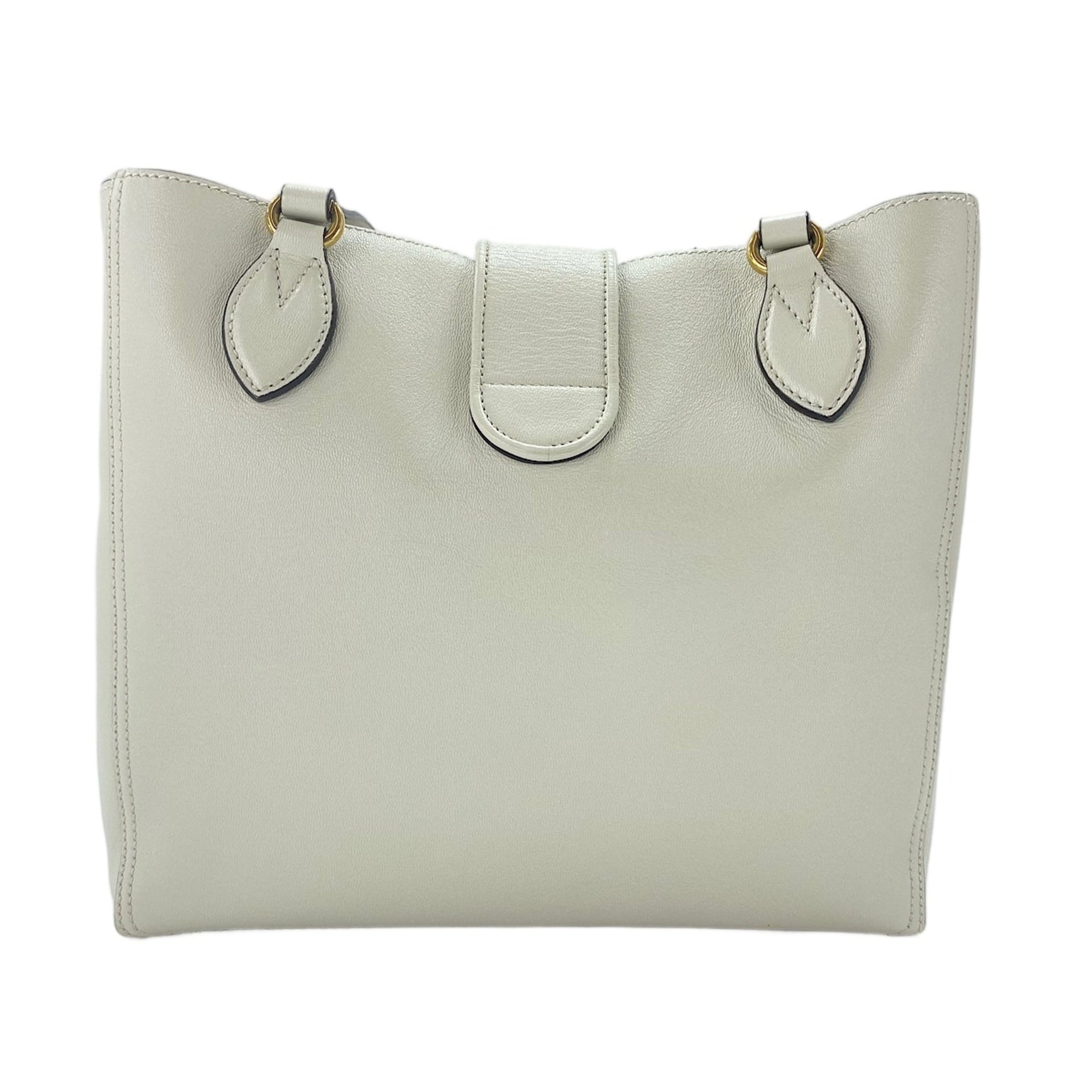 Gucci Gg Marmont White Tote Bag (Pre-Owned)