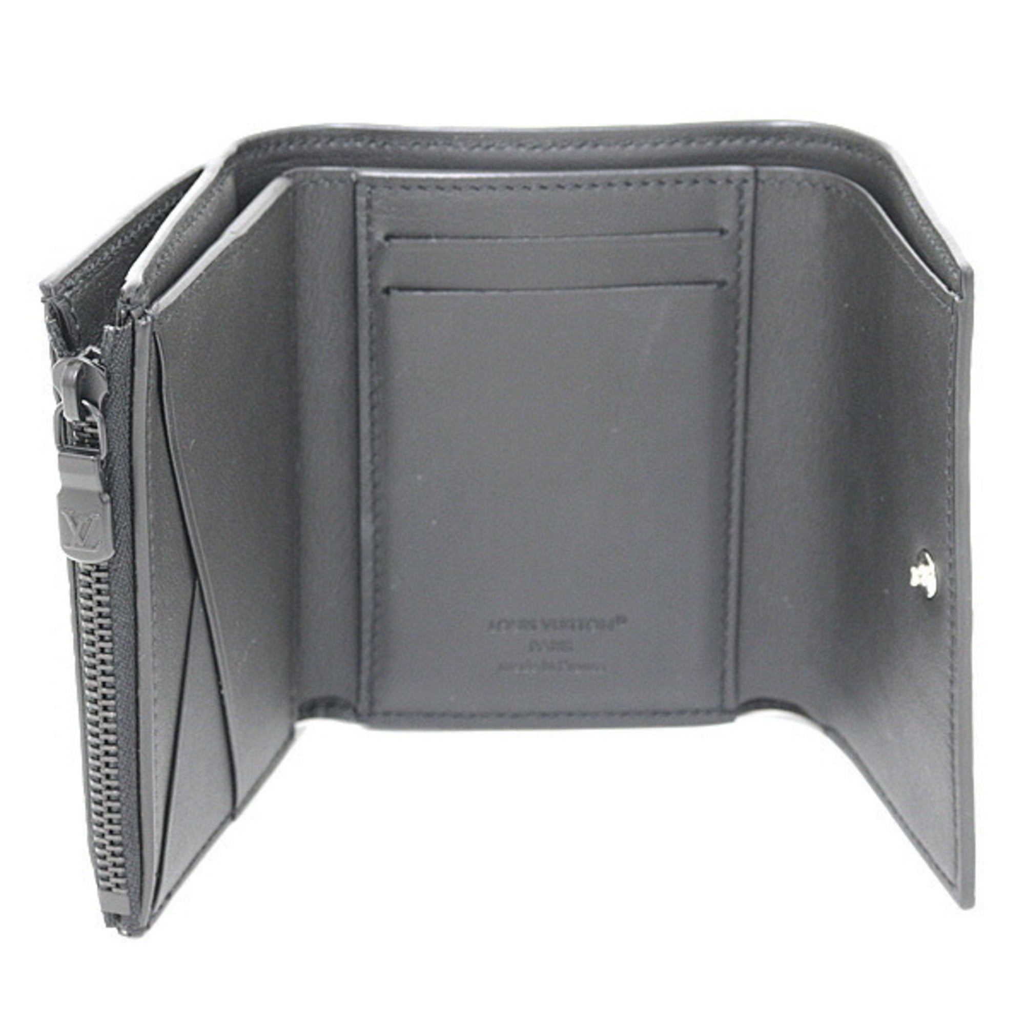 Louis Vuitton Monogram Shadow Black Monogram Shadow Wallet (Tri-Fold) (Pre-Owned)