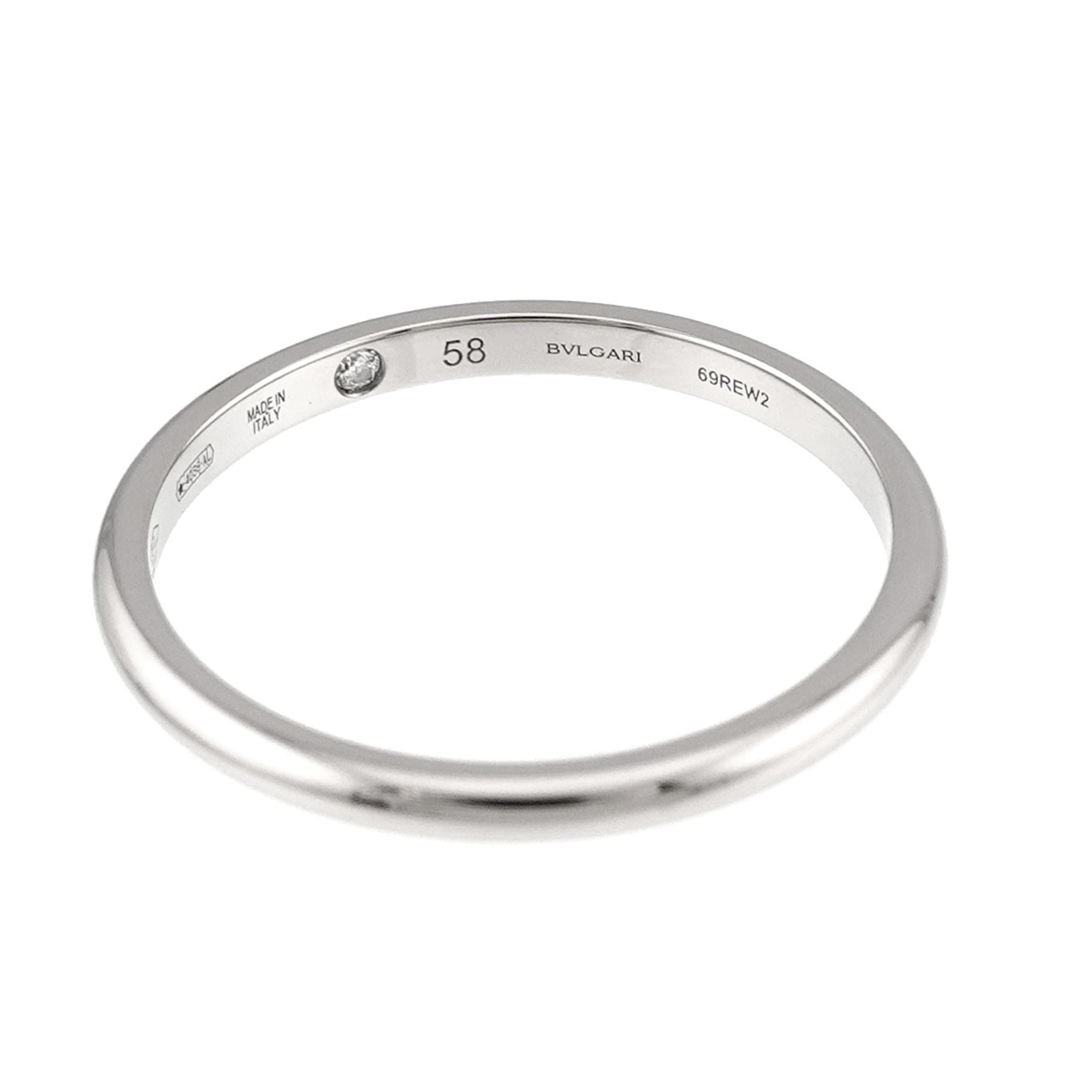 Bvlgari Platinum 950 Band Ring (Pre-Owned)
