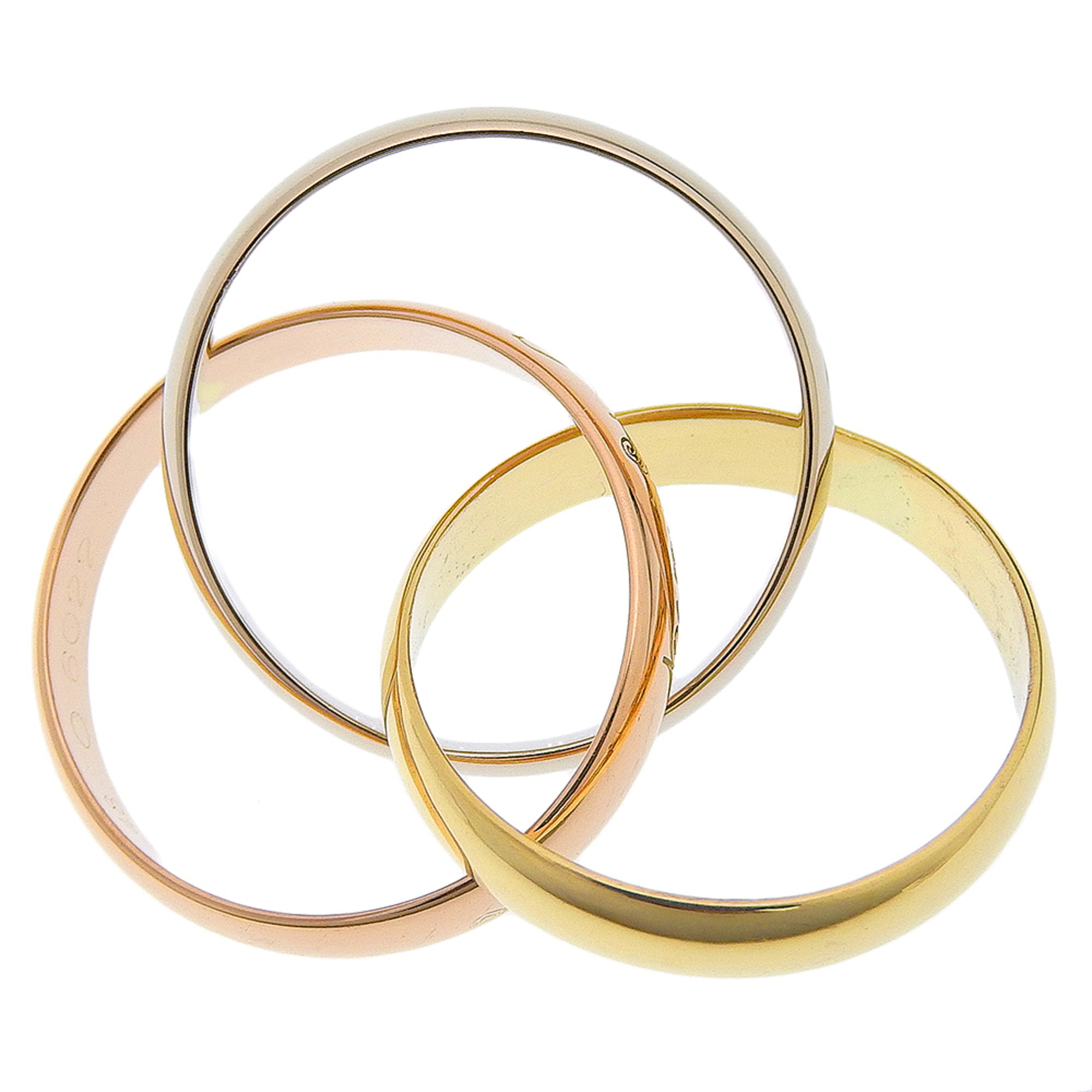 Cartier Trinity Yellow Gold (18K) Pink Gold (18K) White Gold (18K) Band Ring (Pre-Owned)