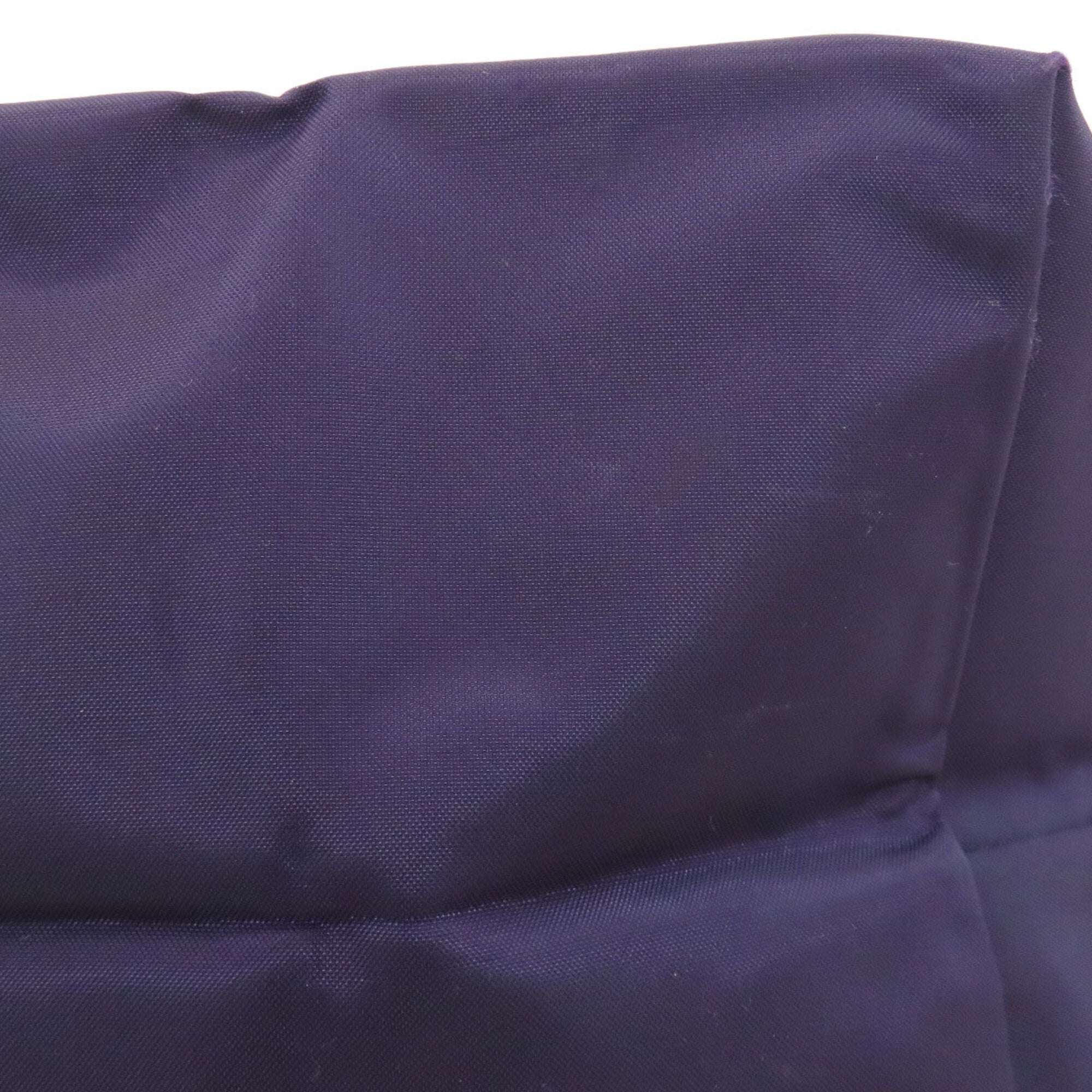 Longchamp Purple Nylon Handbag (Pre-Owned)