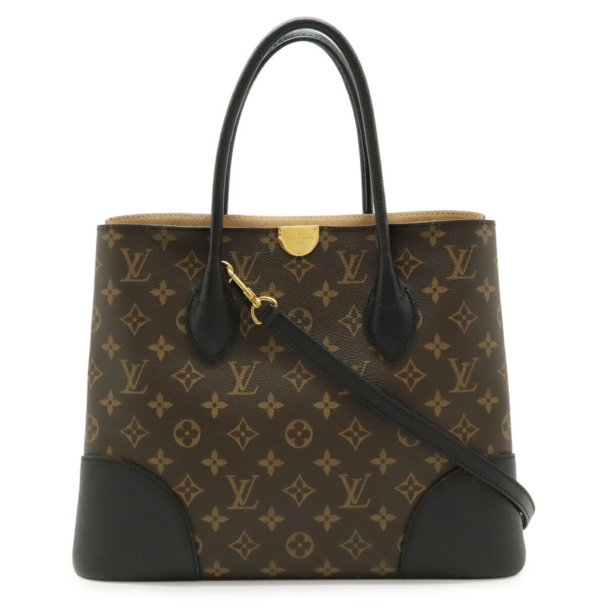 Louis Vuitton Monogram Black Noir Monogram Handbag Shoulder Bag (Pre-Owned)
