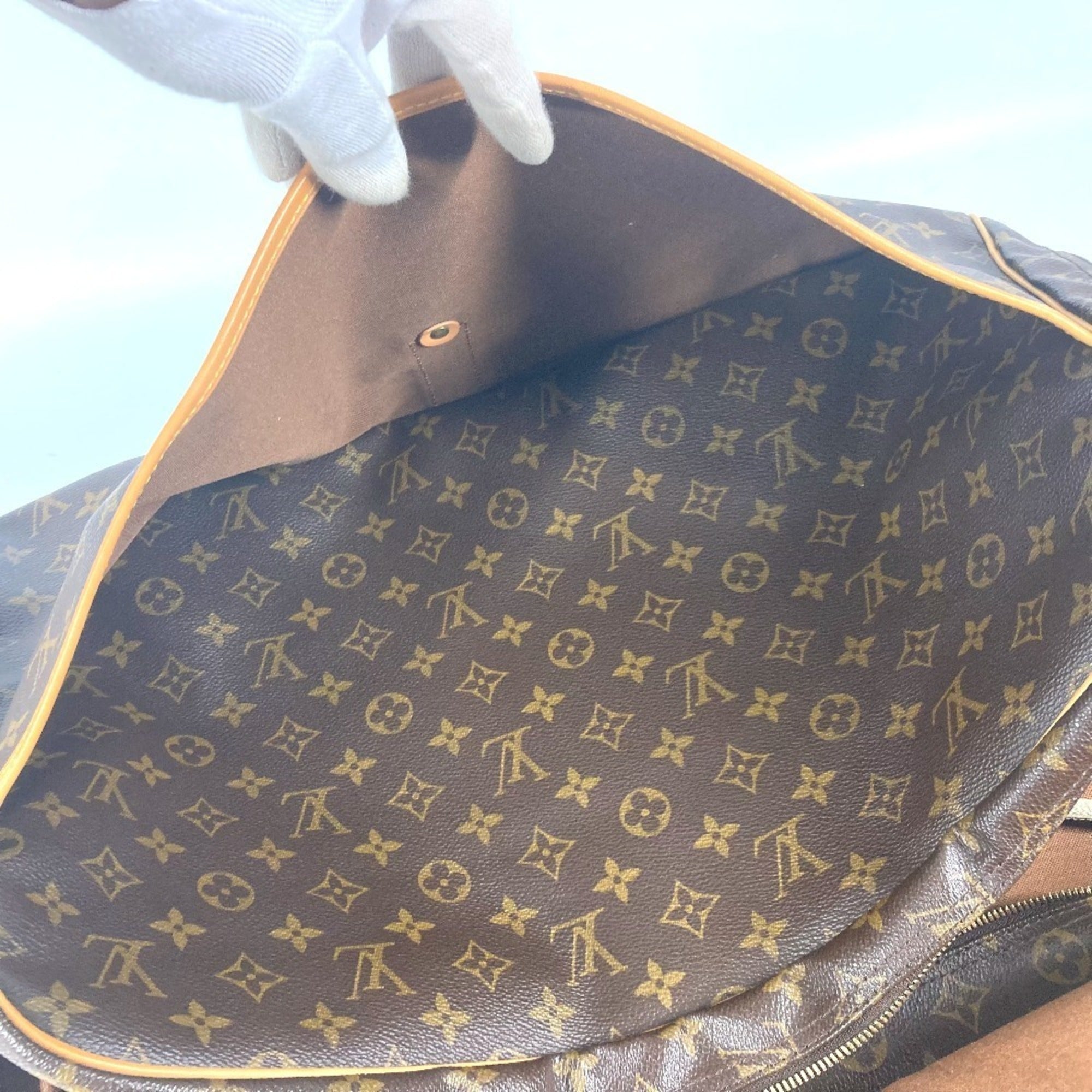 Louis Vuitton Brown Monogram Monogram Boston Bag Handbag Shoulder Bag (Pre-Owned)