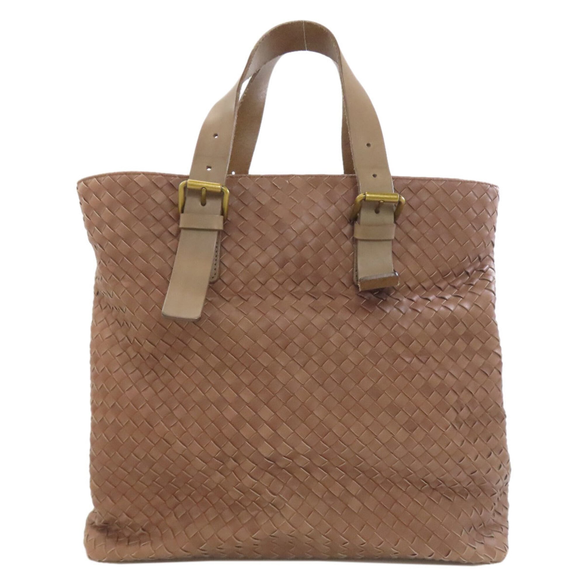 Bottega Veneta Brown Leather Handbag (Pre-Owned)
