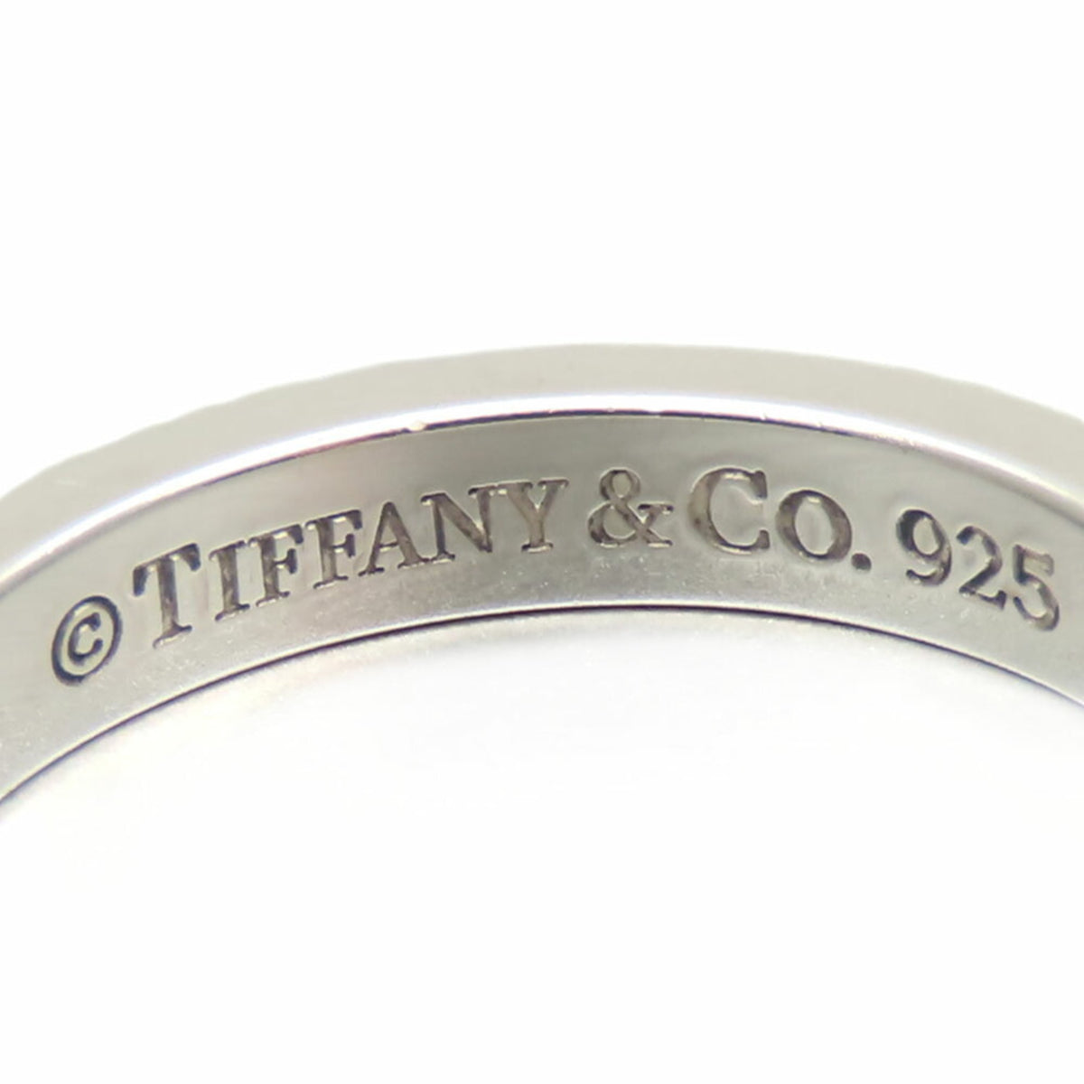 Tiffany Silver 925 Band Ring (Pre-Owned)