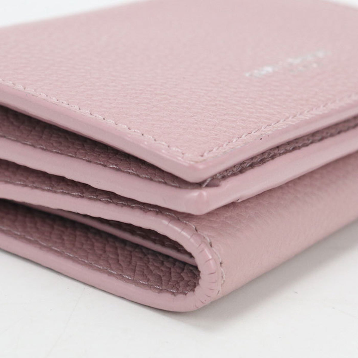 Saint Laurent Pink Leather Wallet (Tri-Fold) (Pre-Owned)