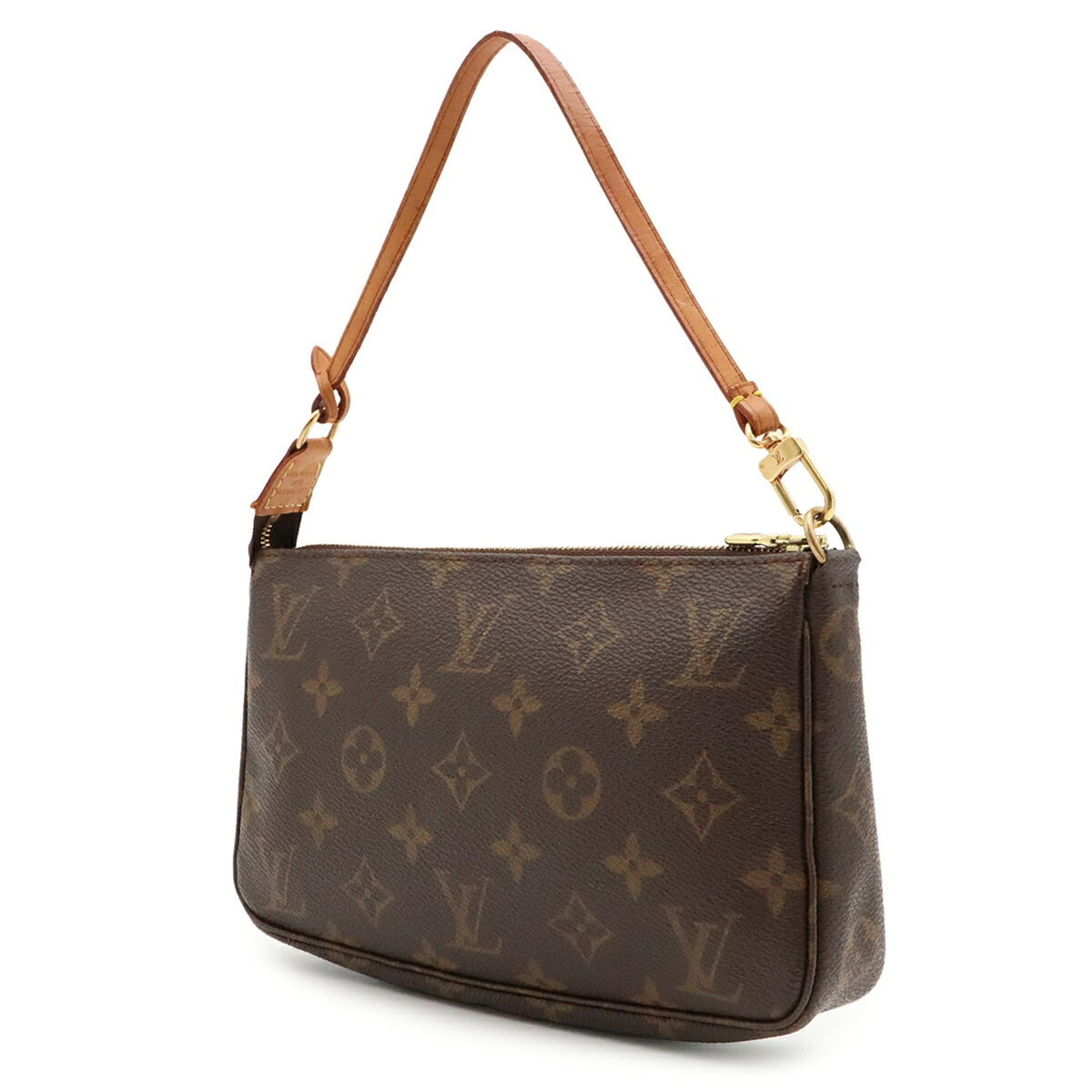 Louis Vuitton Brown Monogram Monogram Handbag Pochette Pouch (Pre-Owned)